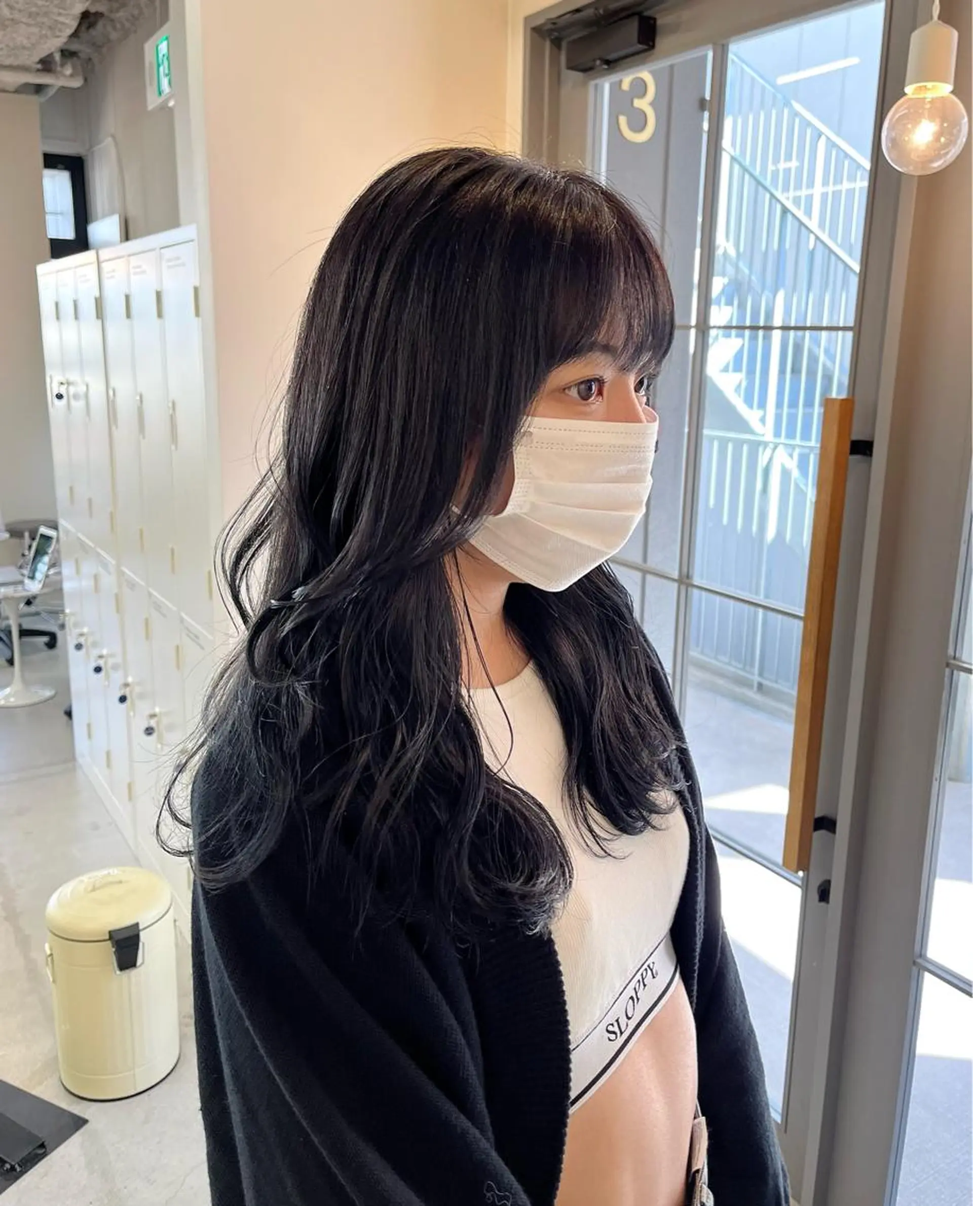 ロング 顔まわりレイヤー 顔周りカット 韓国風ヘア レイヤーカット MORNI所属・神原 茉依🩰🪩のヘアスタイル