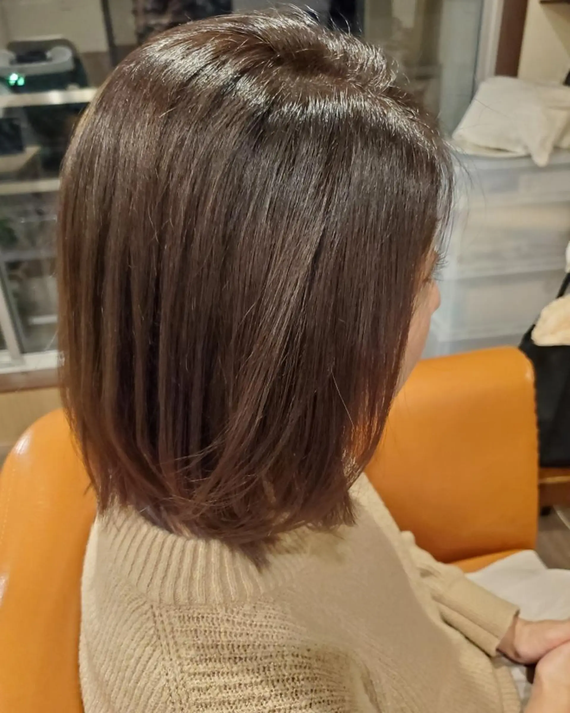 ミディアム カラー パーマ アディクシーカラー 外国人風カラー 縮毛矯正 トリートメント カット ヘアカラー 縮毛矯正 トリートメント spa hair  ark 富井直美のヘアスタイル