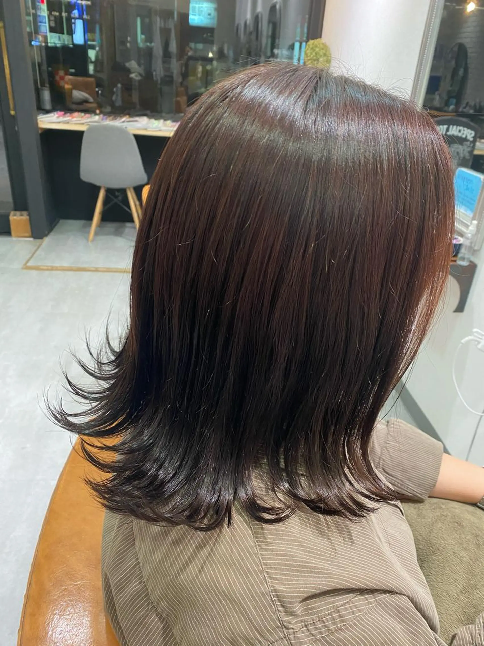 ミディアム カラー ブラウンカラー Hello Design Coconeel所属・UNJOUR / kannaのヘアスタイル