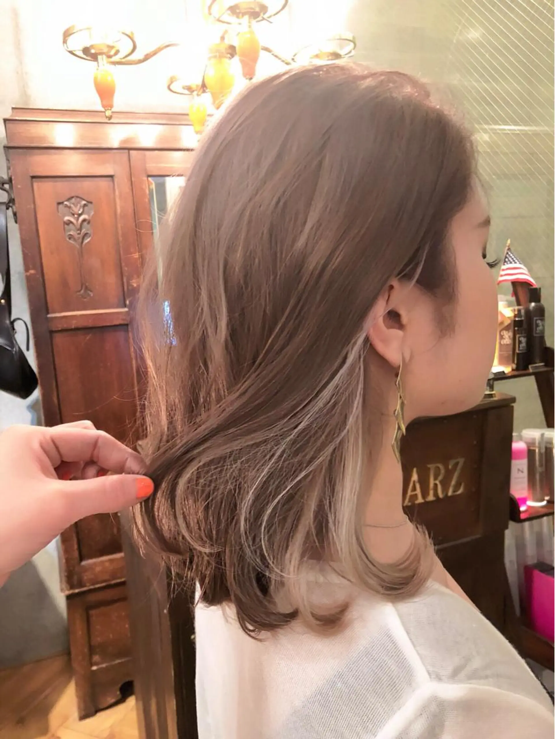 ミディアム 斉藤 潤一のヘアスタイル