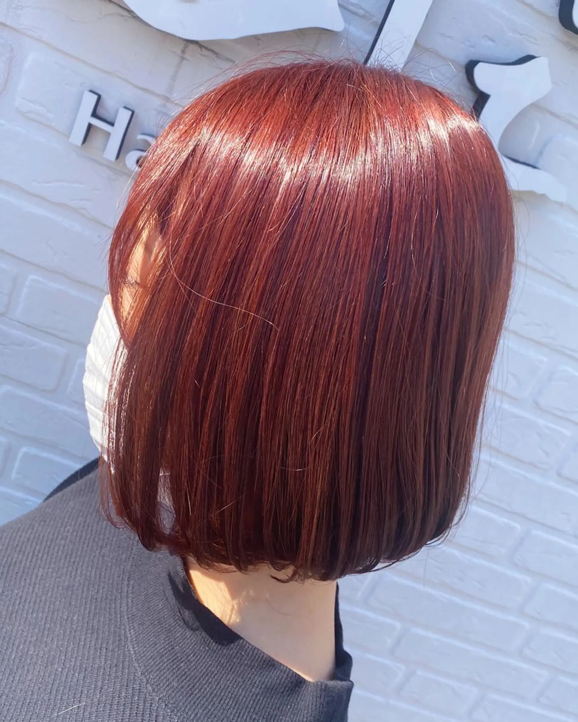 ミディアム ヘアカラー トリートメント 名古屋 北区  黒川 wacca 安井隆一のヘアスタイル