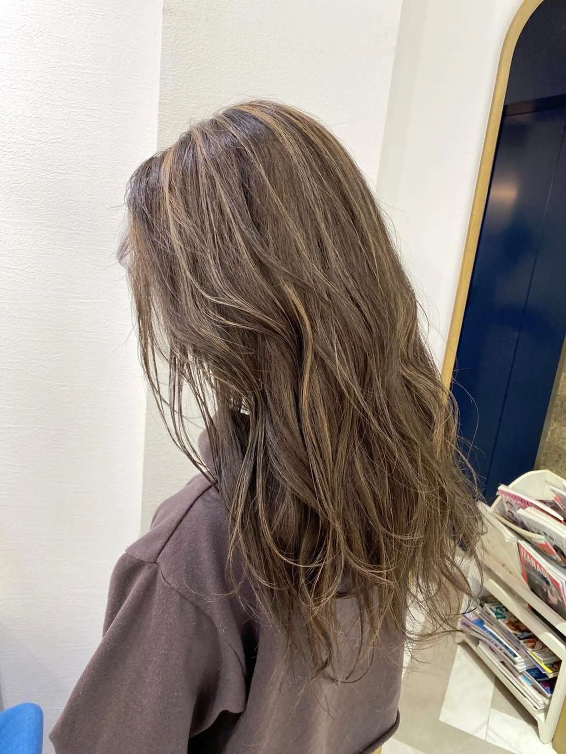 ロング ヘアカラー トリートメント レイヤーカット /透明感カラー西田のヘアスタイル