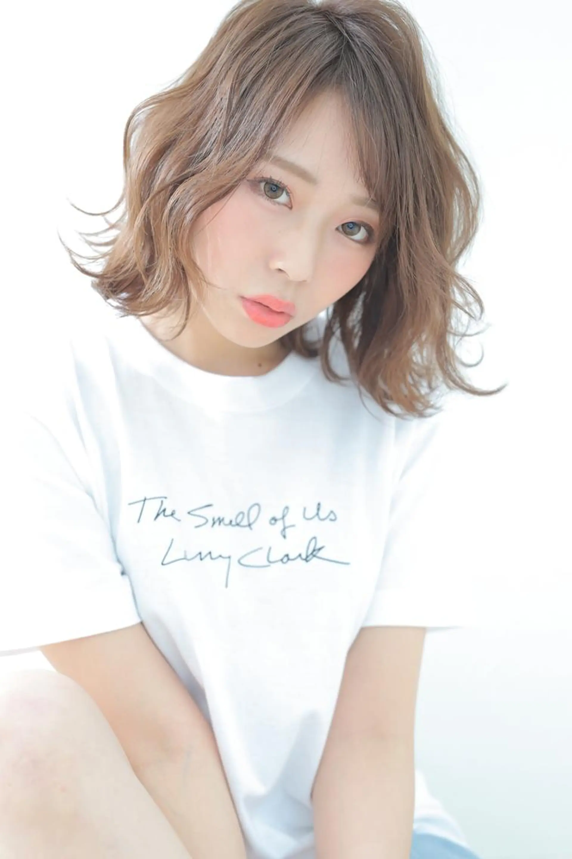 ショート 小顔カット✨ 透明感カラーのヘアスタイル