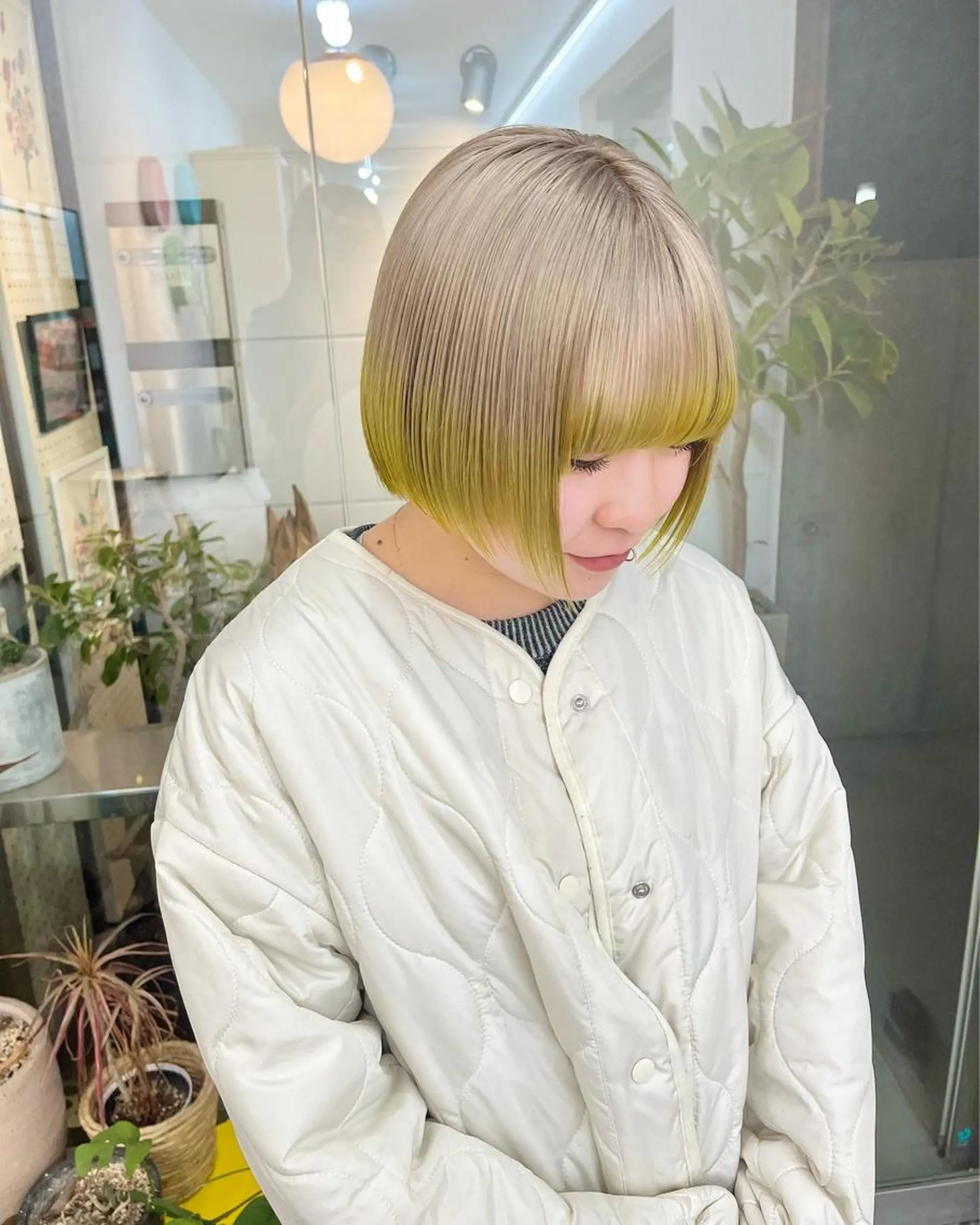 ショート カラー ハイトーン/ ボブ/KAIのヘアスタイル
