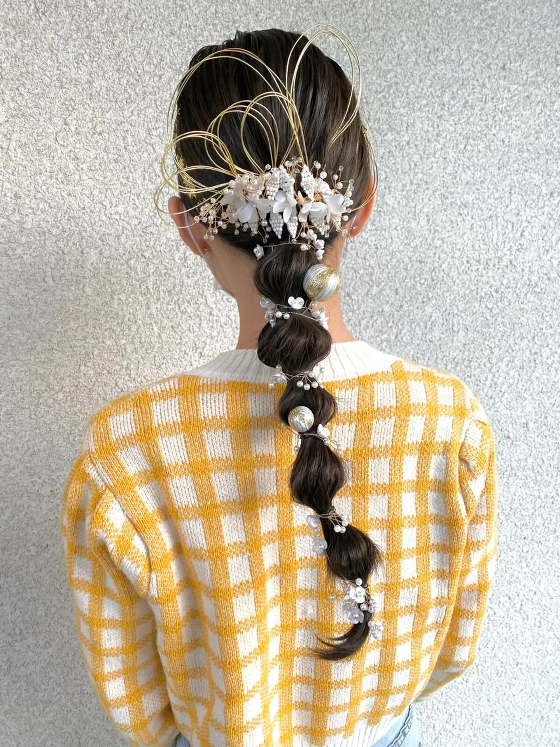 ロング 卒業式のヘアスタイル ヘアセット 桑原 菜摘のヘアスタイル