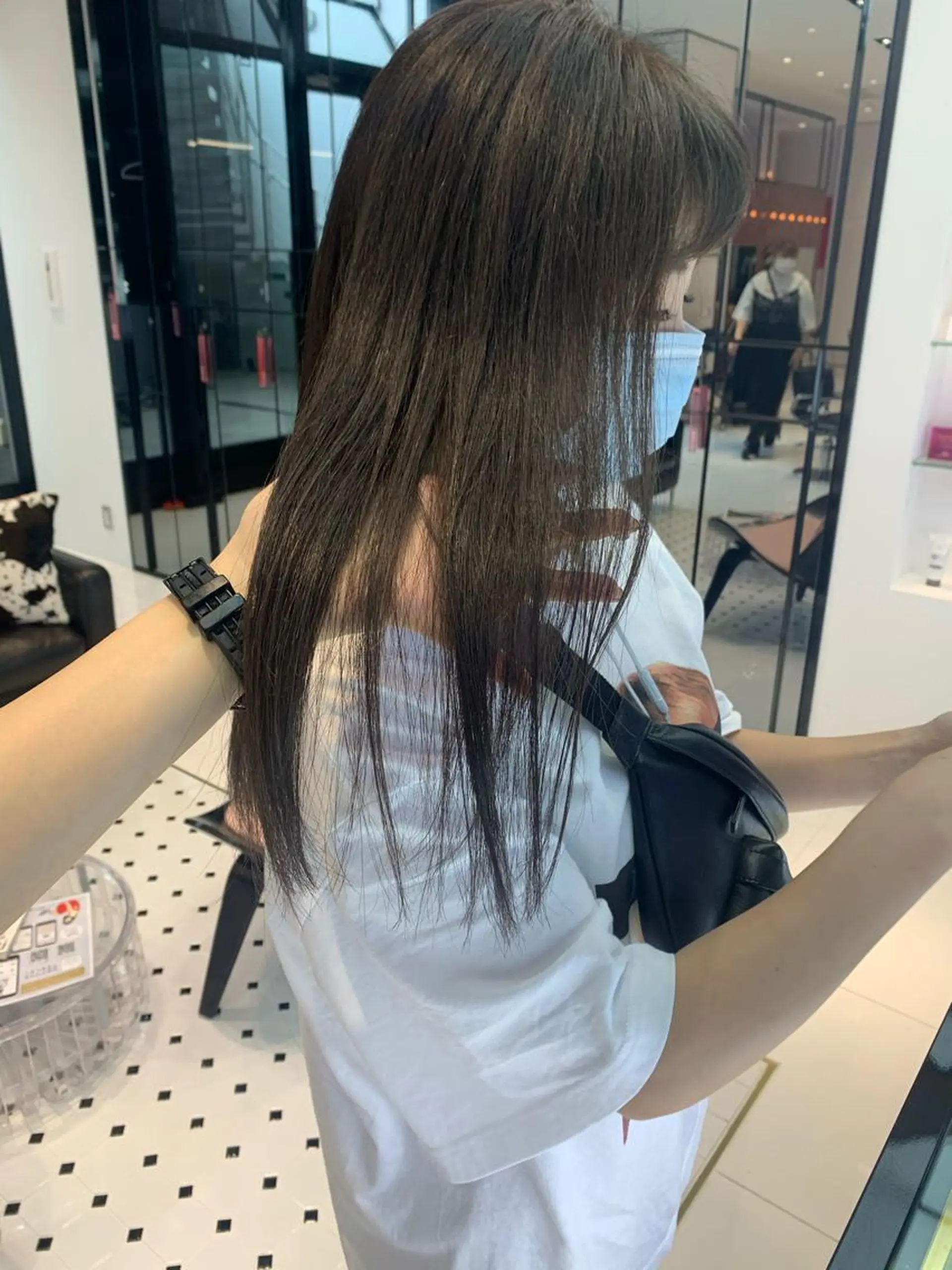 ロング カラー ハッシュカット/ハイ トーン/MANAMIのヘアスタイル