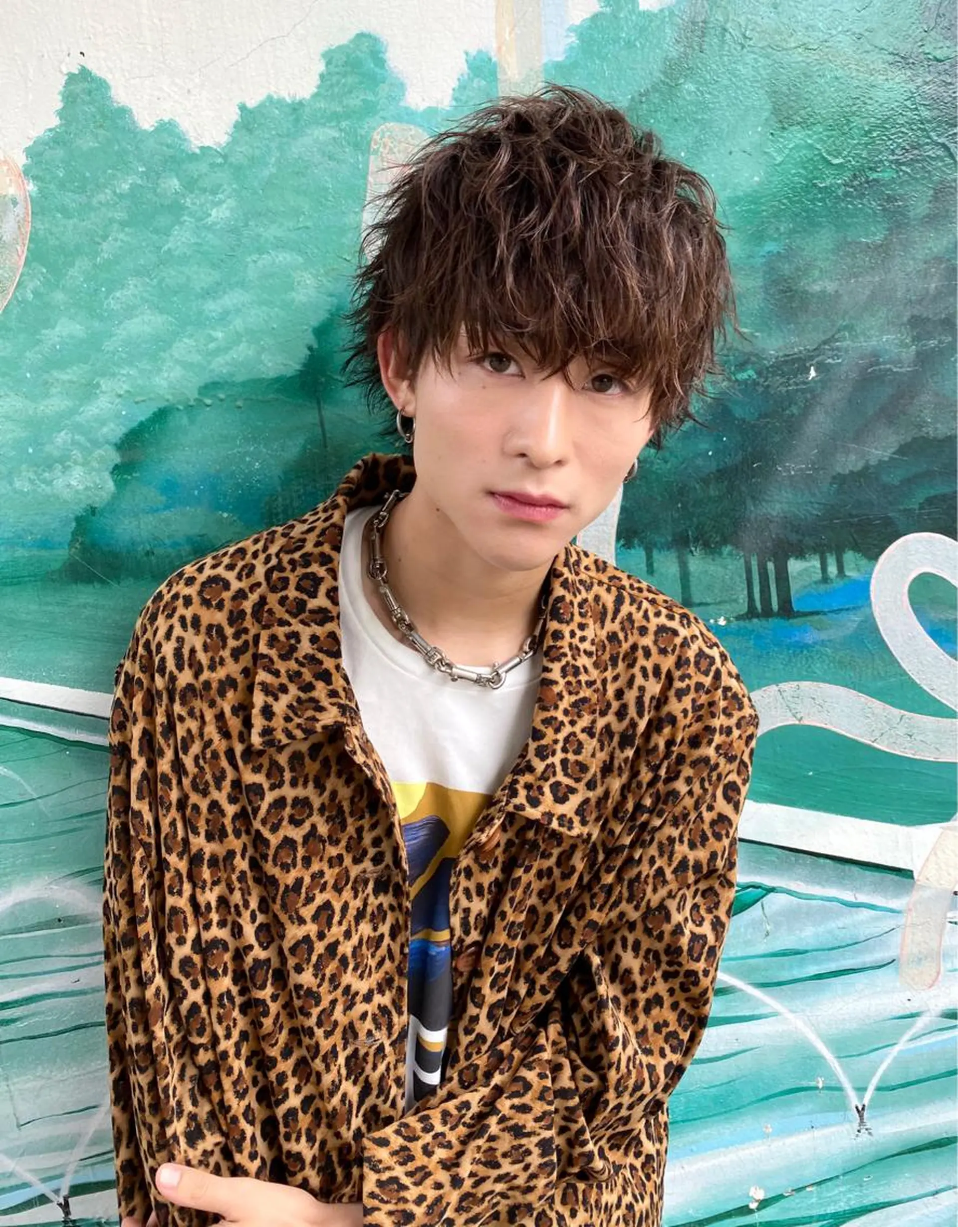 ショート カラー パーマ ヘアアレンジ メンズ カット パーマ トリートメント ヘアセット Loy所属・メンズヘアの達人 パーマ 縮毛矯正🔷のヘアスタイル