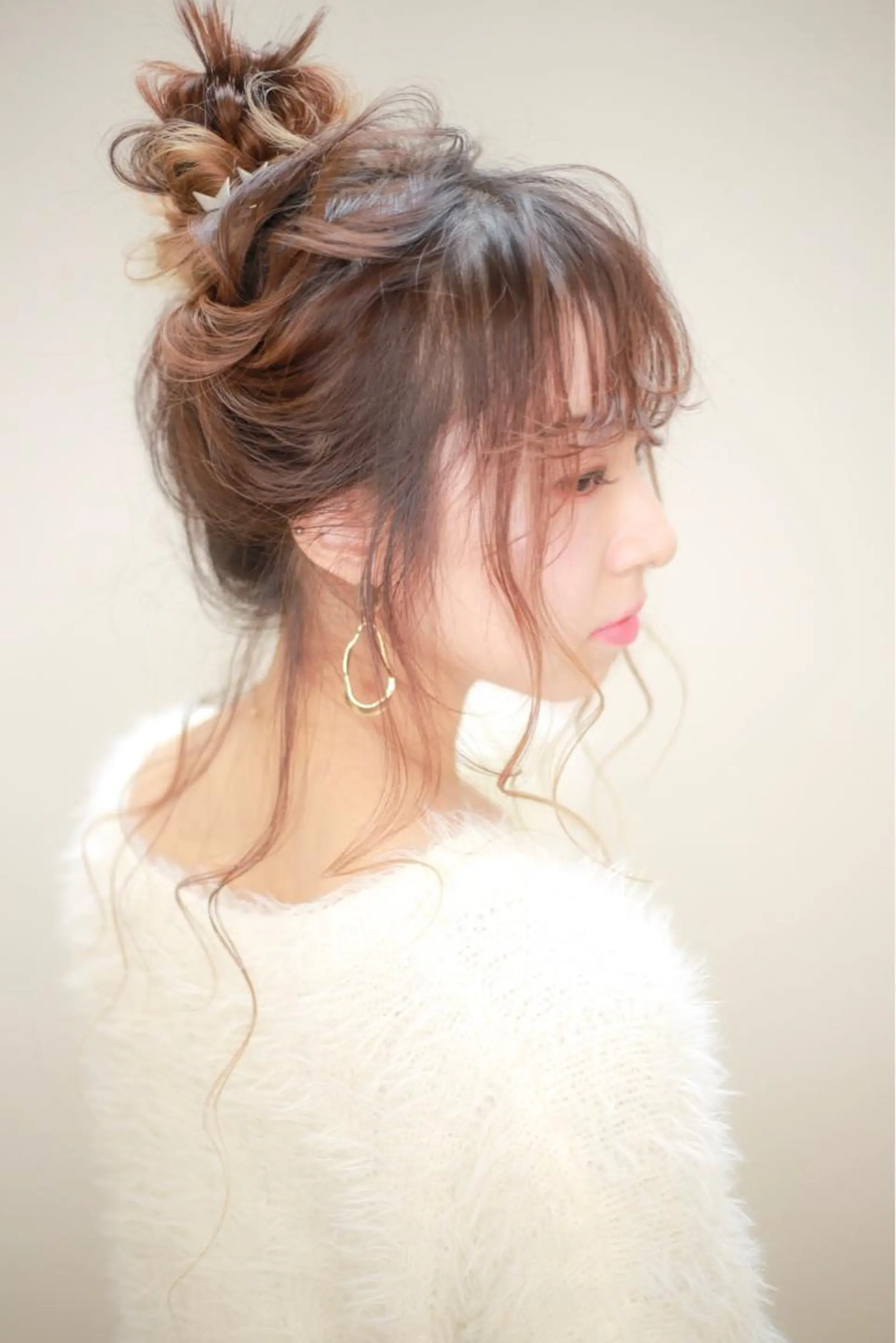 ロング カラー ヘアアレンジ 伊藤 裕貴のヘアスタイル