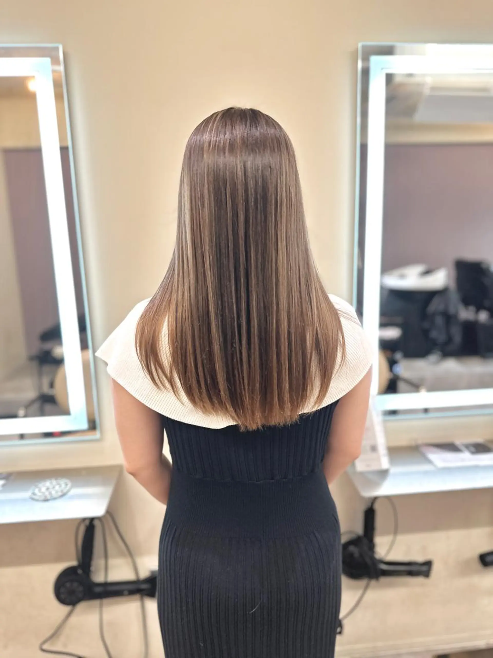 ロング カラー カット ヘアカラー トリートメント opus 店長大和 レイヤー/赤み消しのヘアスタイル