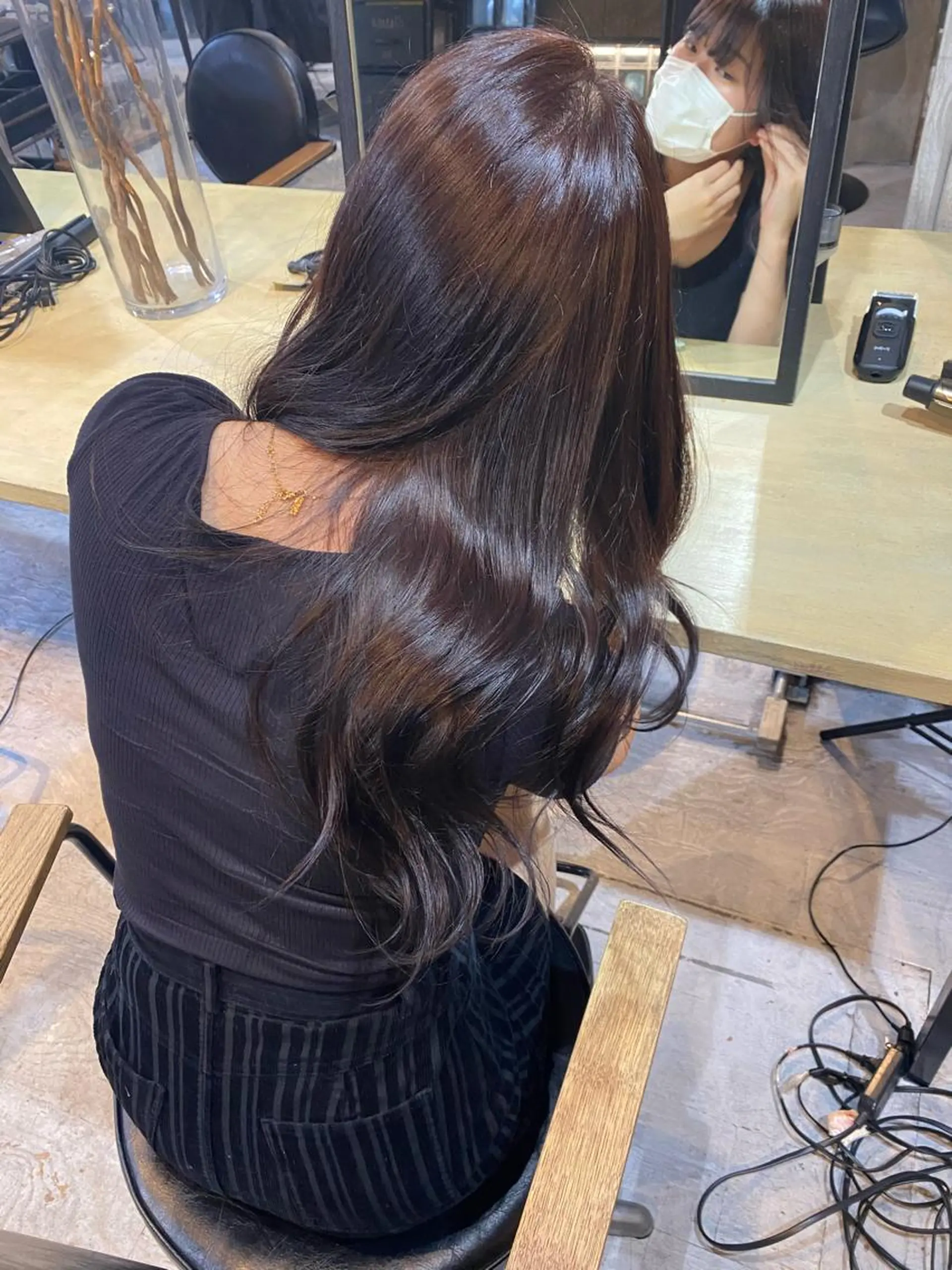 ロング 大橋 美咲のヘアスタイル