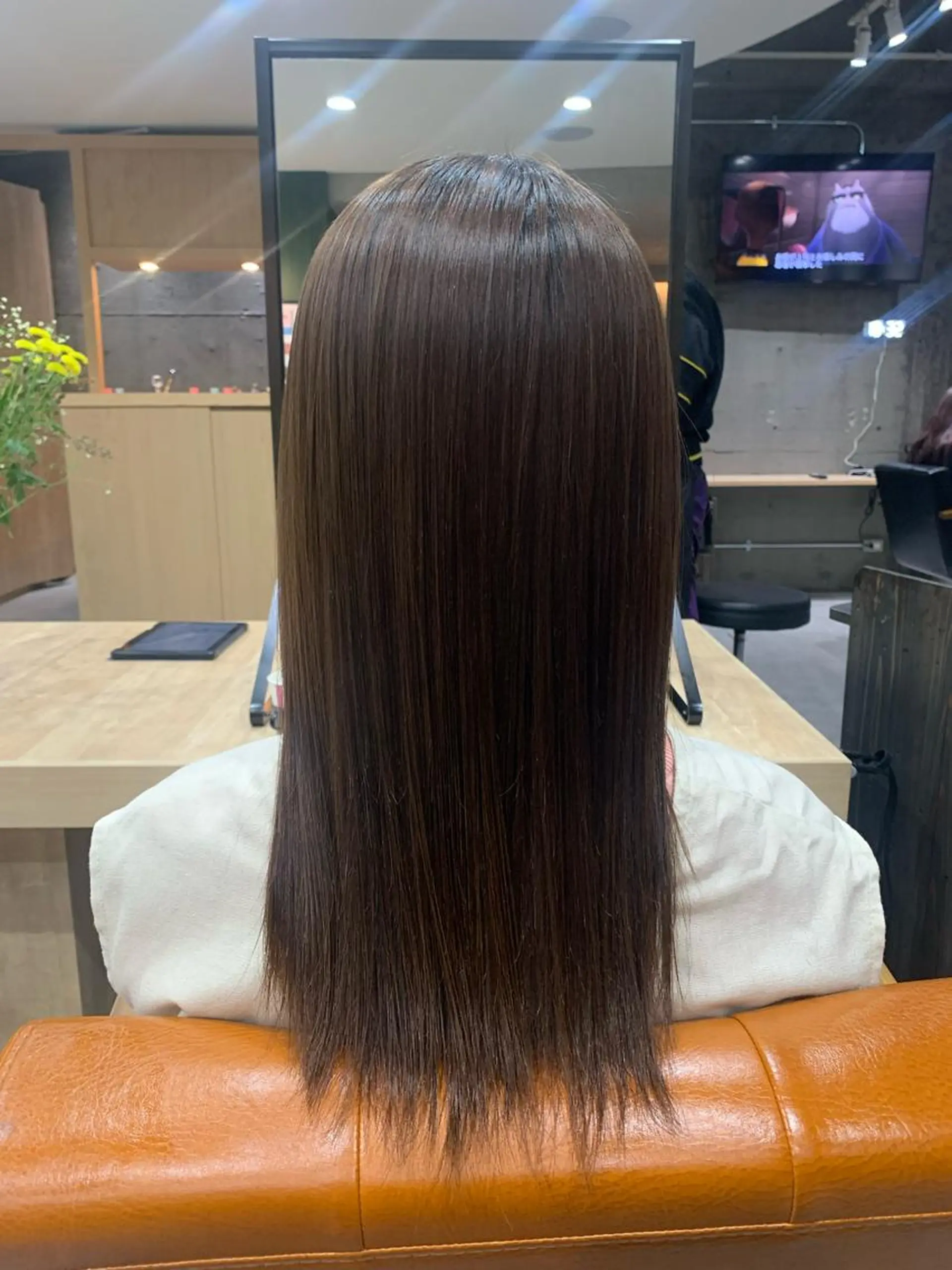 ミディアム 縮毛矯正 ACT仙台店所属・lena🎀 透明感カラー/韓国風のヘアスタイル