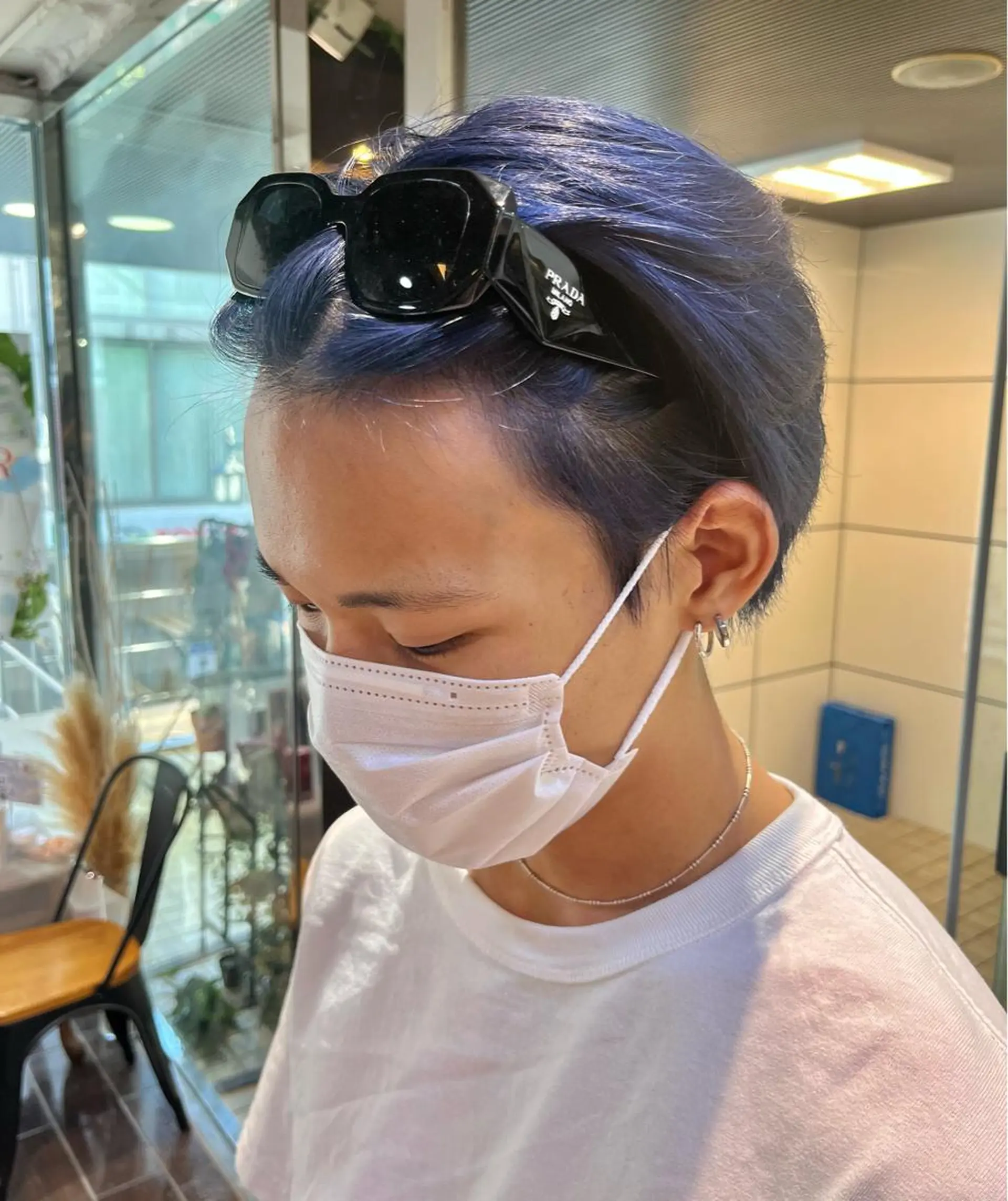 ショート カラー 💖デザインカラー/ タダ ハナカ💖のヘアスタイル