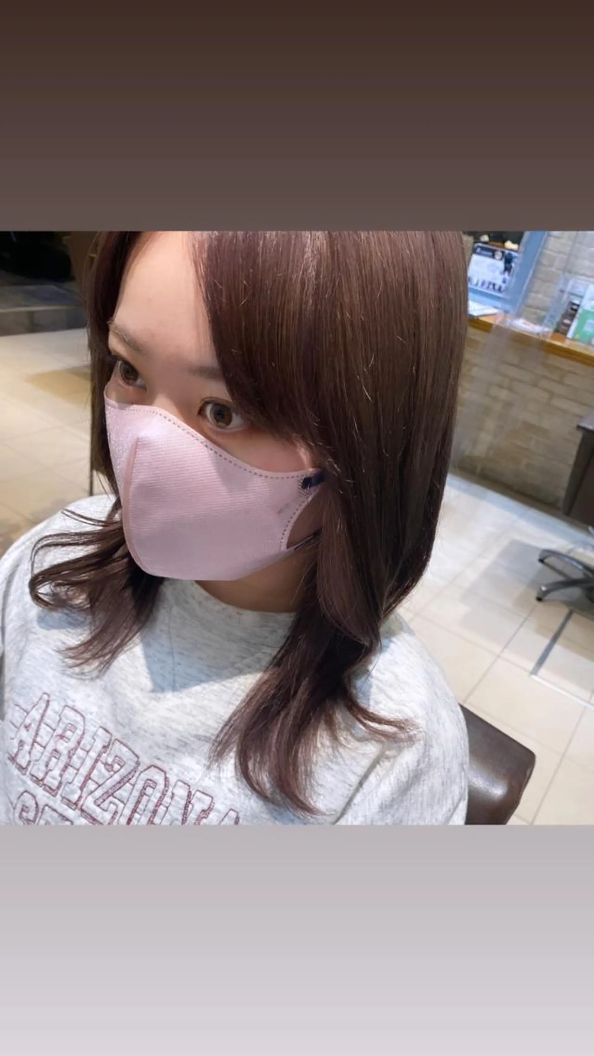 カラー カット ヘアカラー トリートメント 🎀オリーブベージュ /minami🎀のヘアスタイル