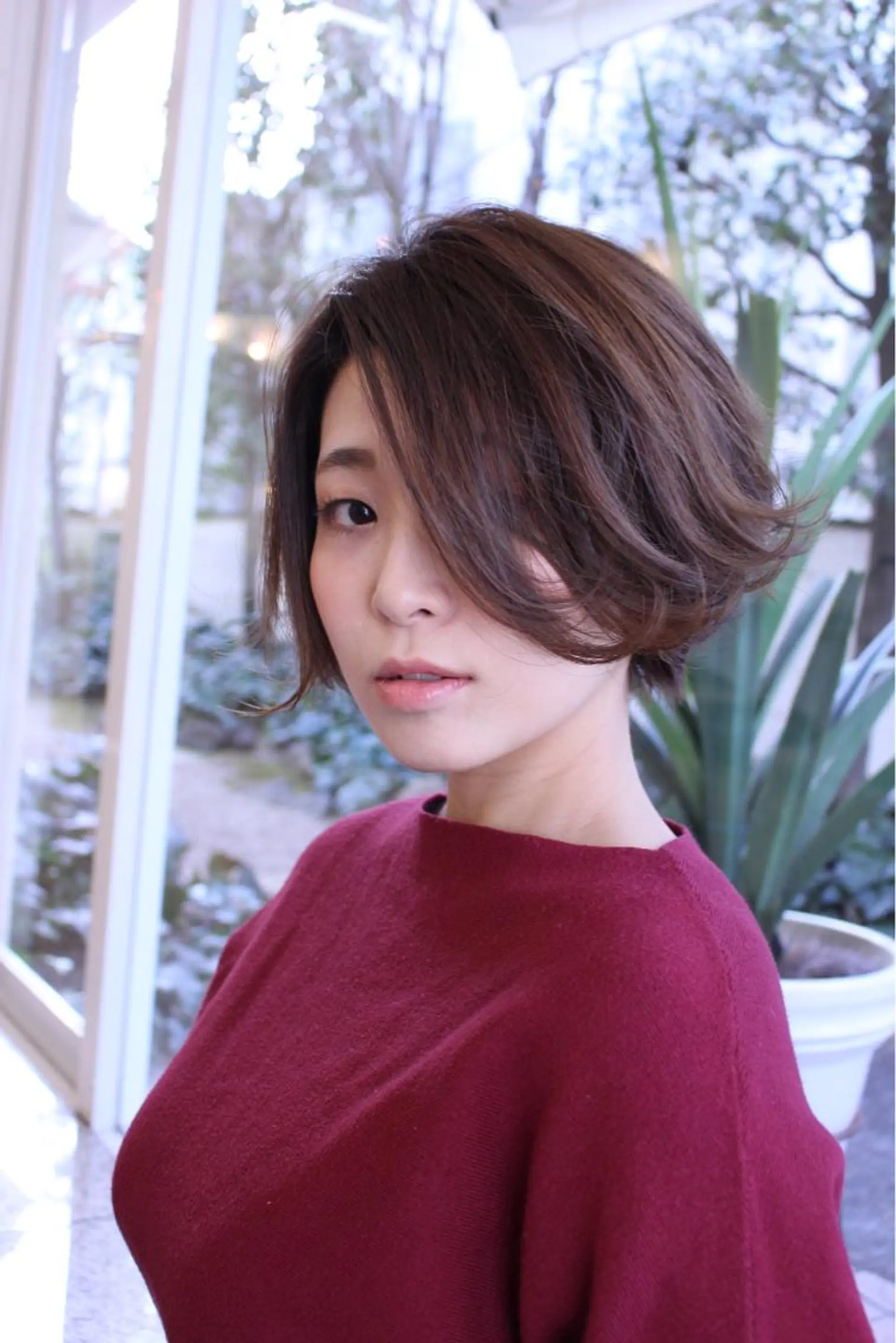 ショート ショートボブ ボブ ショートヘア ☕️ベージュカラー 内藤光哉☕️のヘアスタイル