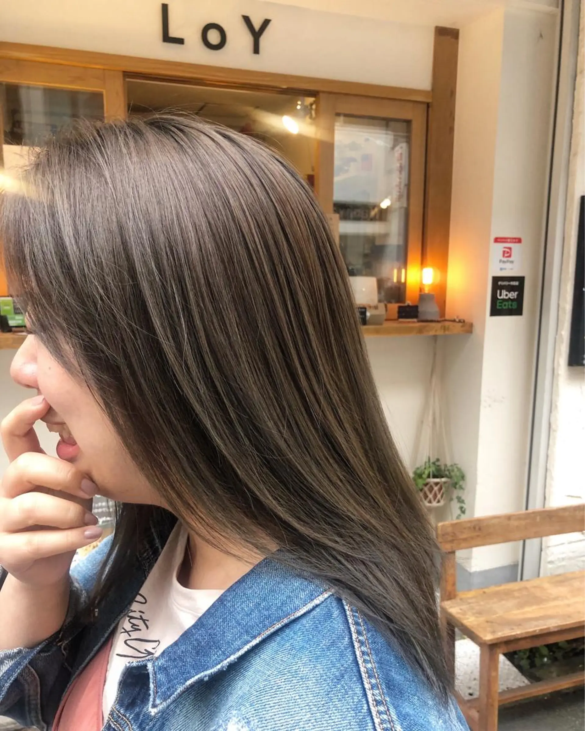 ミディアム カラー 透明感カラー オレンジ luve heart's And Be  minamisemba所属・脇坂 佳世の眉毛・アイブロウイメージ