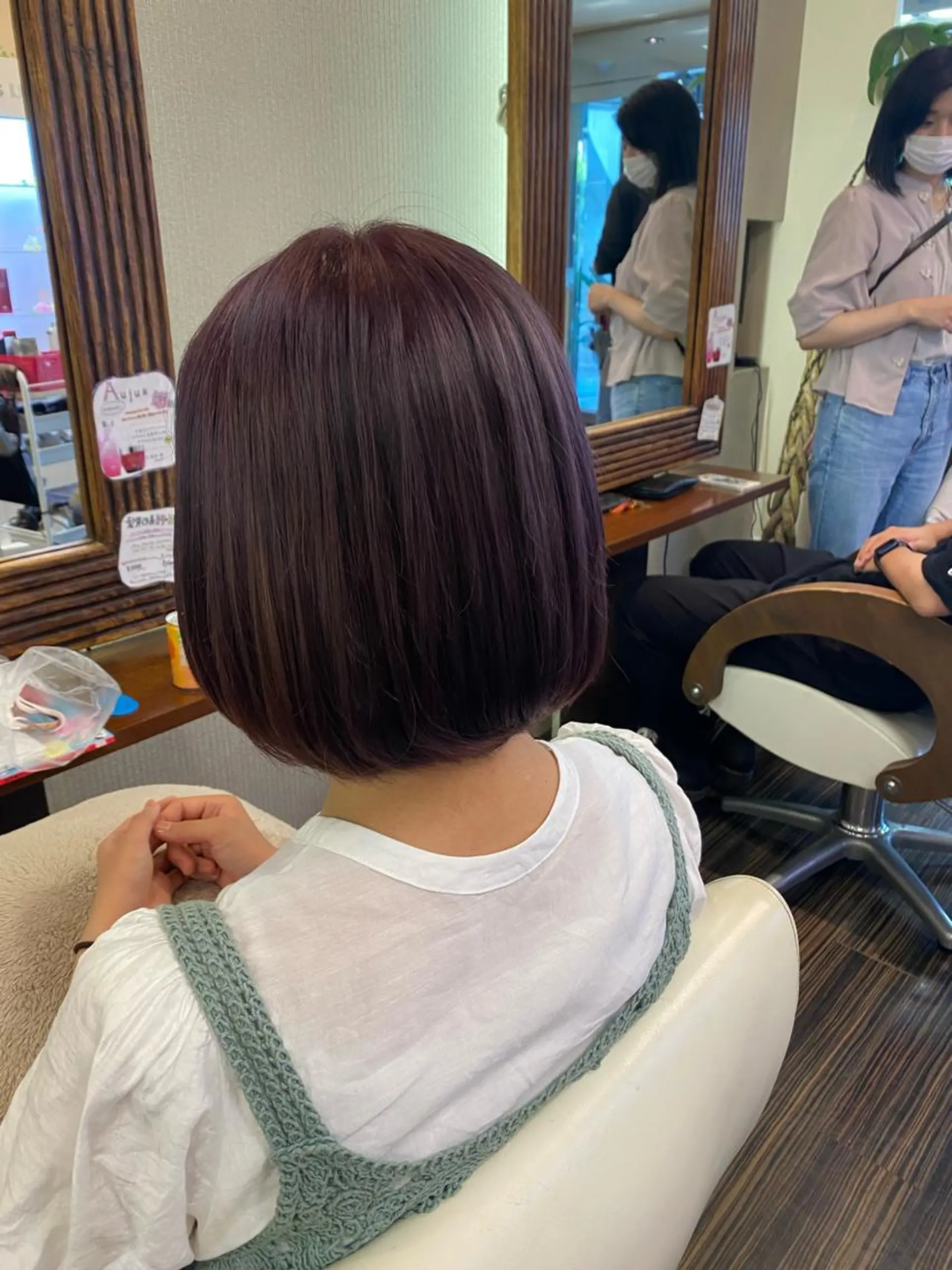 ショート カラー ヘアアレンジ メンズ ヘアカラー トリートメント 加藤 瑠美のヘアスタイル