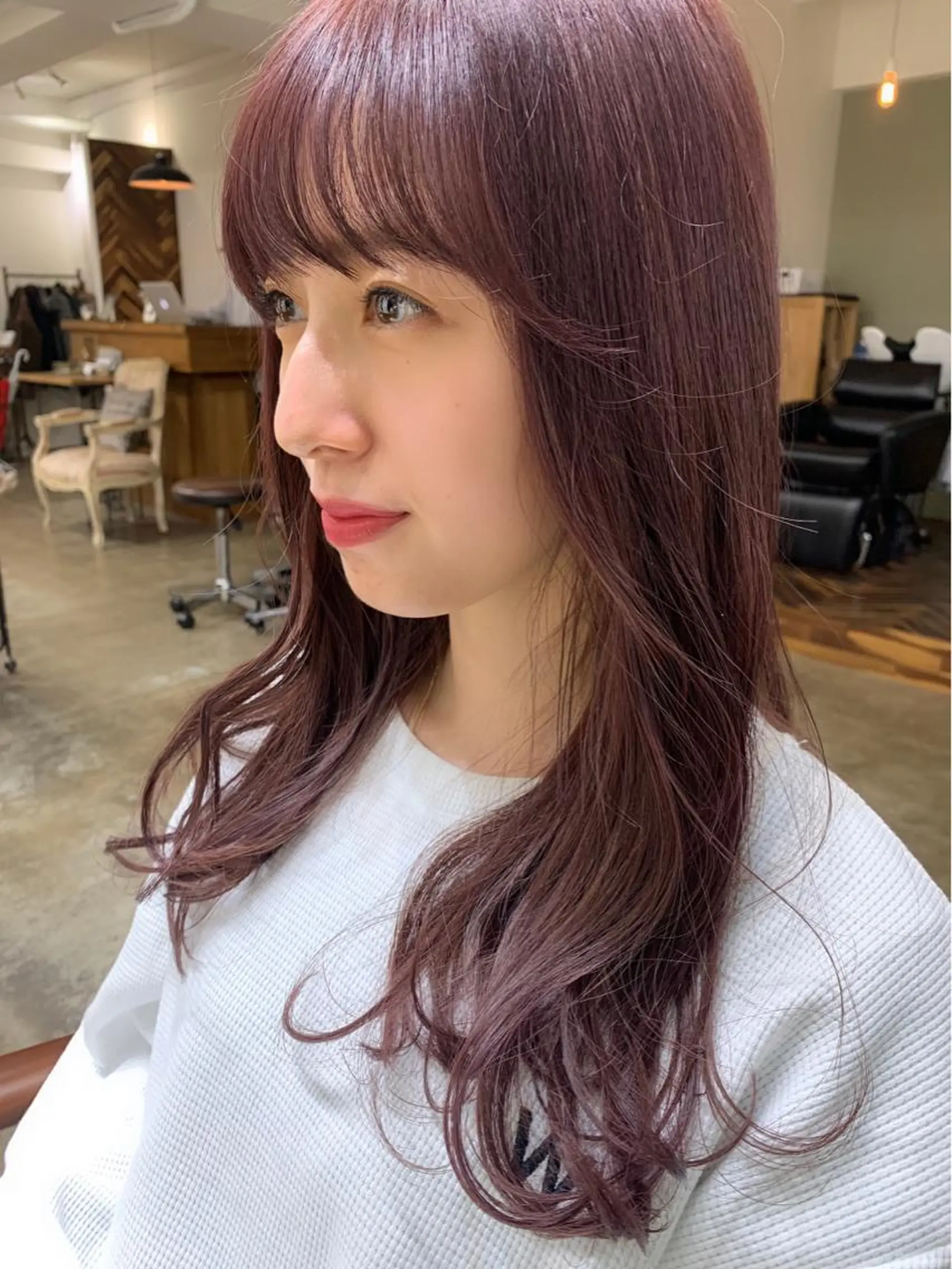 ロング カラー ブリーチ ケアブリーチ ラベンダーカラー park theSTANDARD所属・HARUKA ♡モデル募集中♡のヘアスタイル
