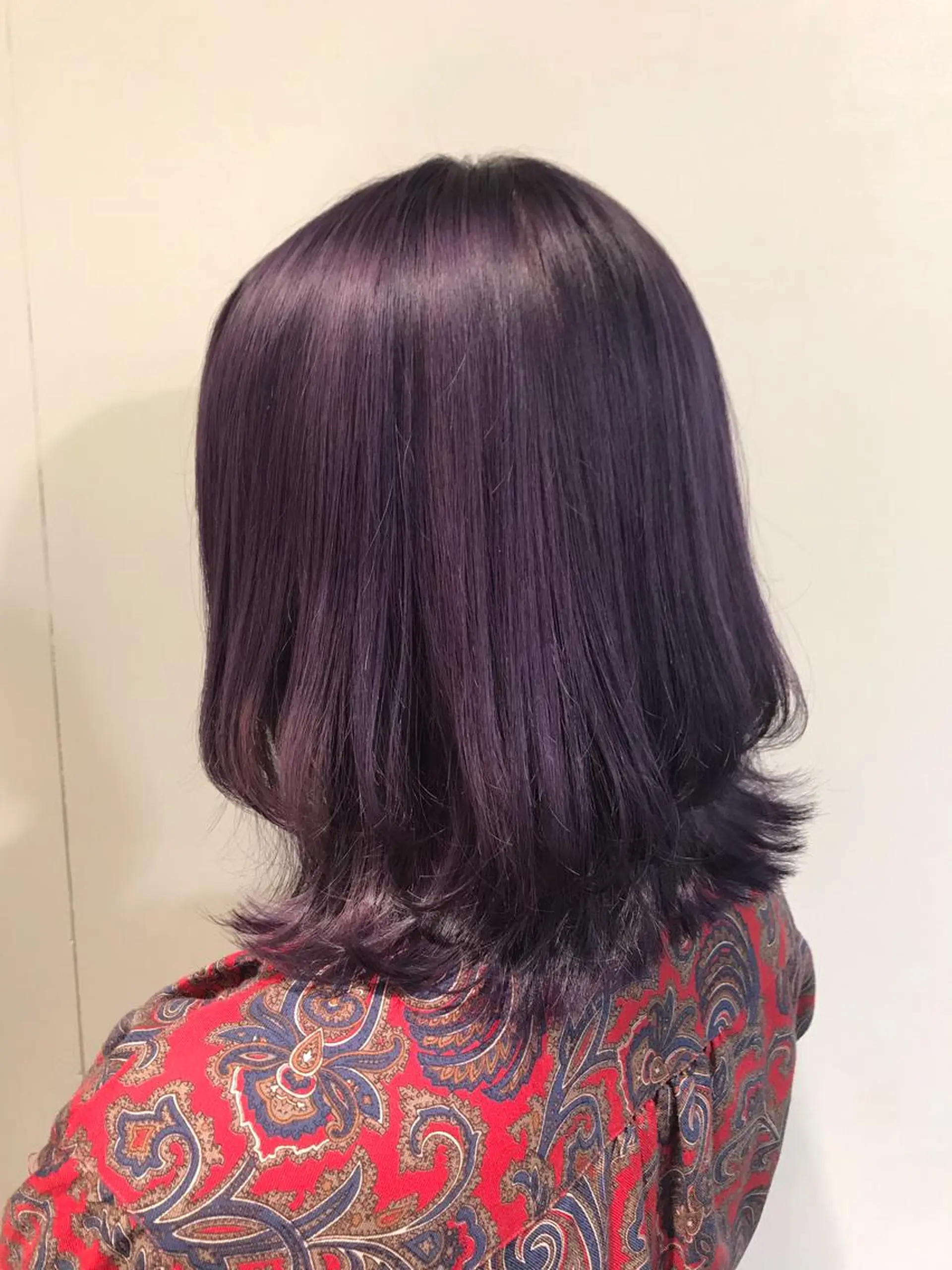 セミロング カラー knock【ノック】所属・烏丸韓国ヘア🇰🇷 ayaka🎀のヘアスタイル