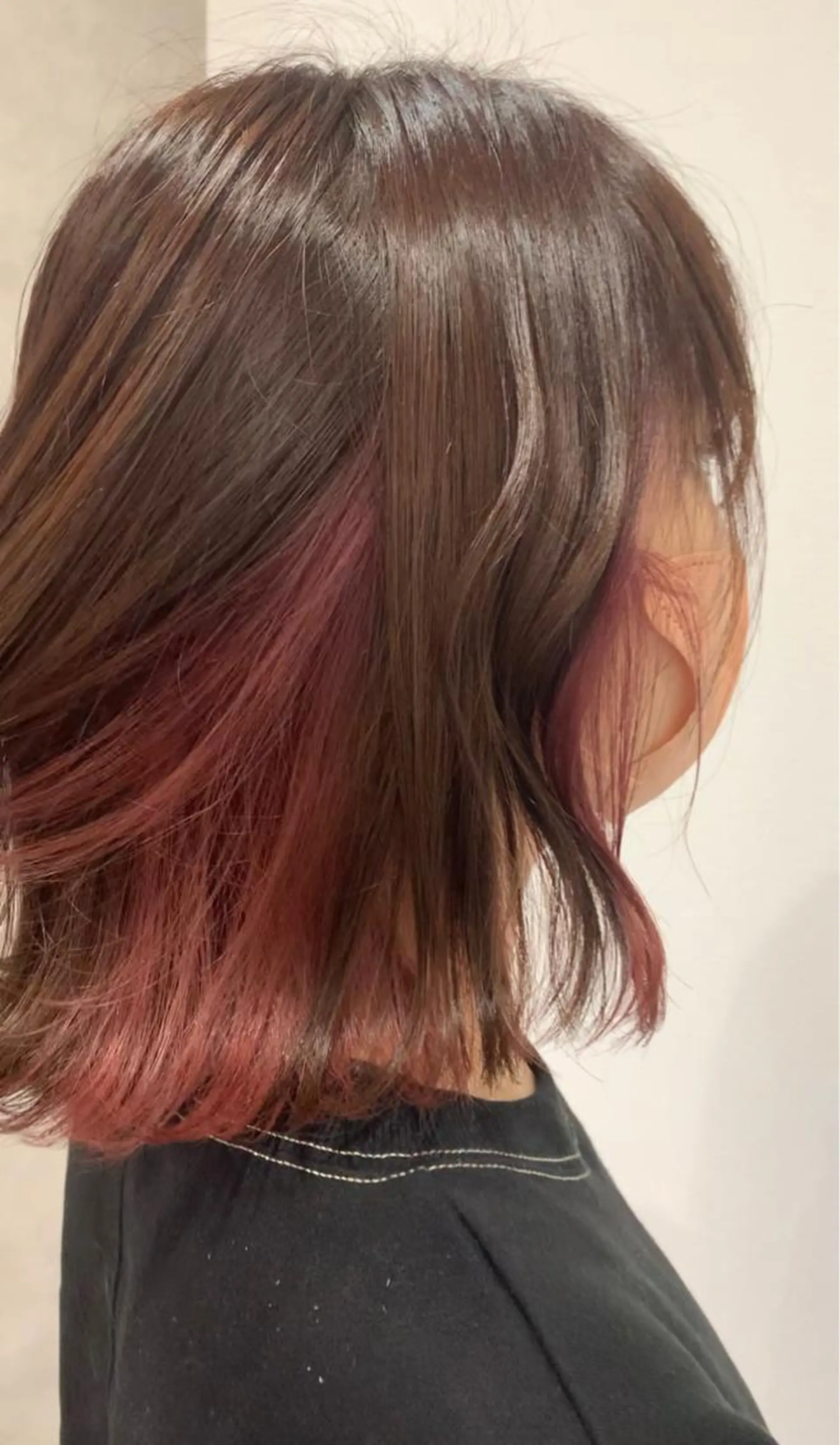 ミディアム ヘアカラー ゆきな 育休中のヘアスタイル