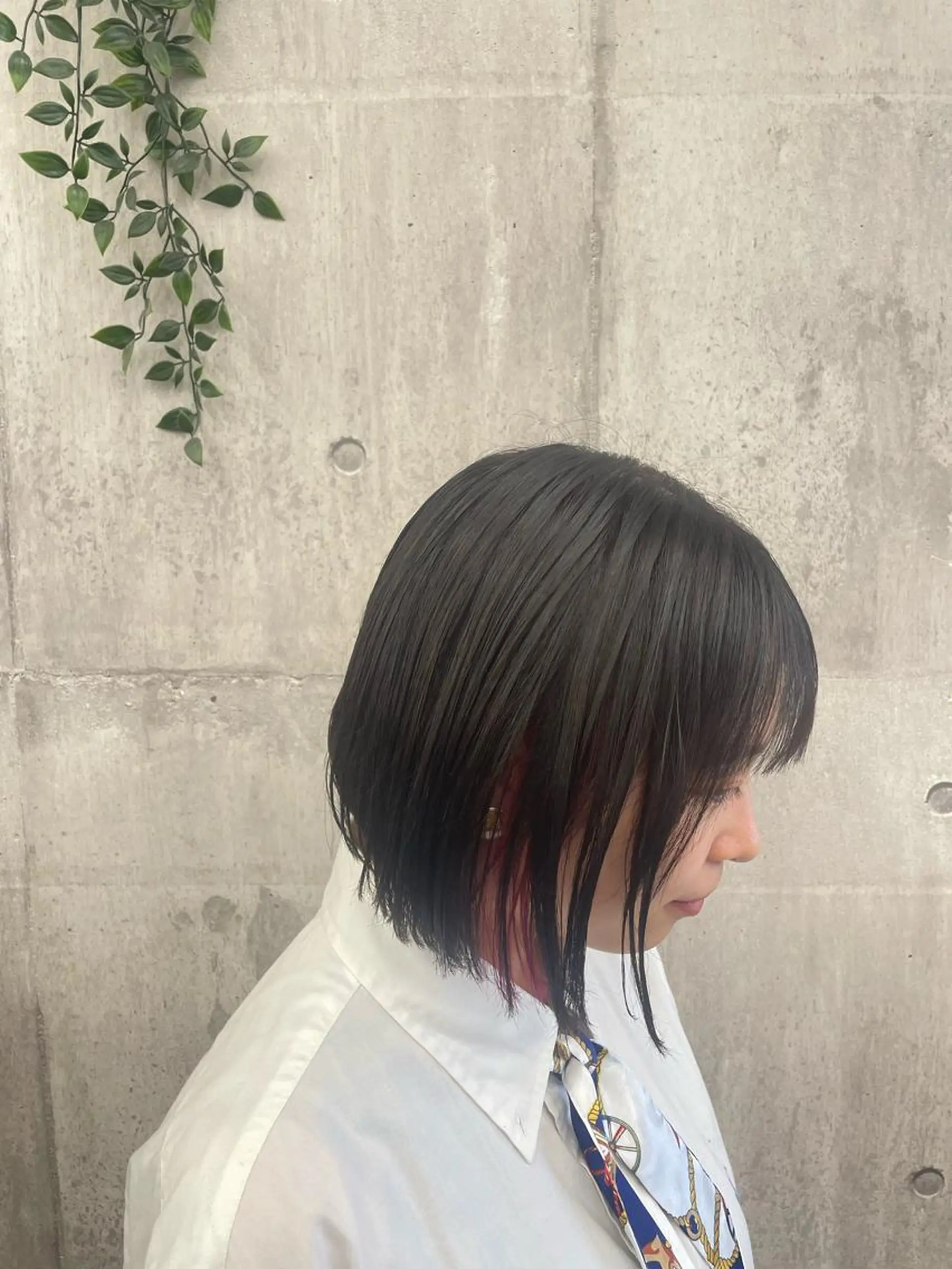 カラー イヤリングカラー ボブ 奈良/生駒/FEEL /ﾉｶﾞﾐﾄｼｷのヘアスタイル
