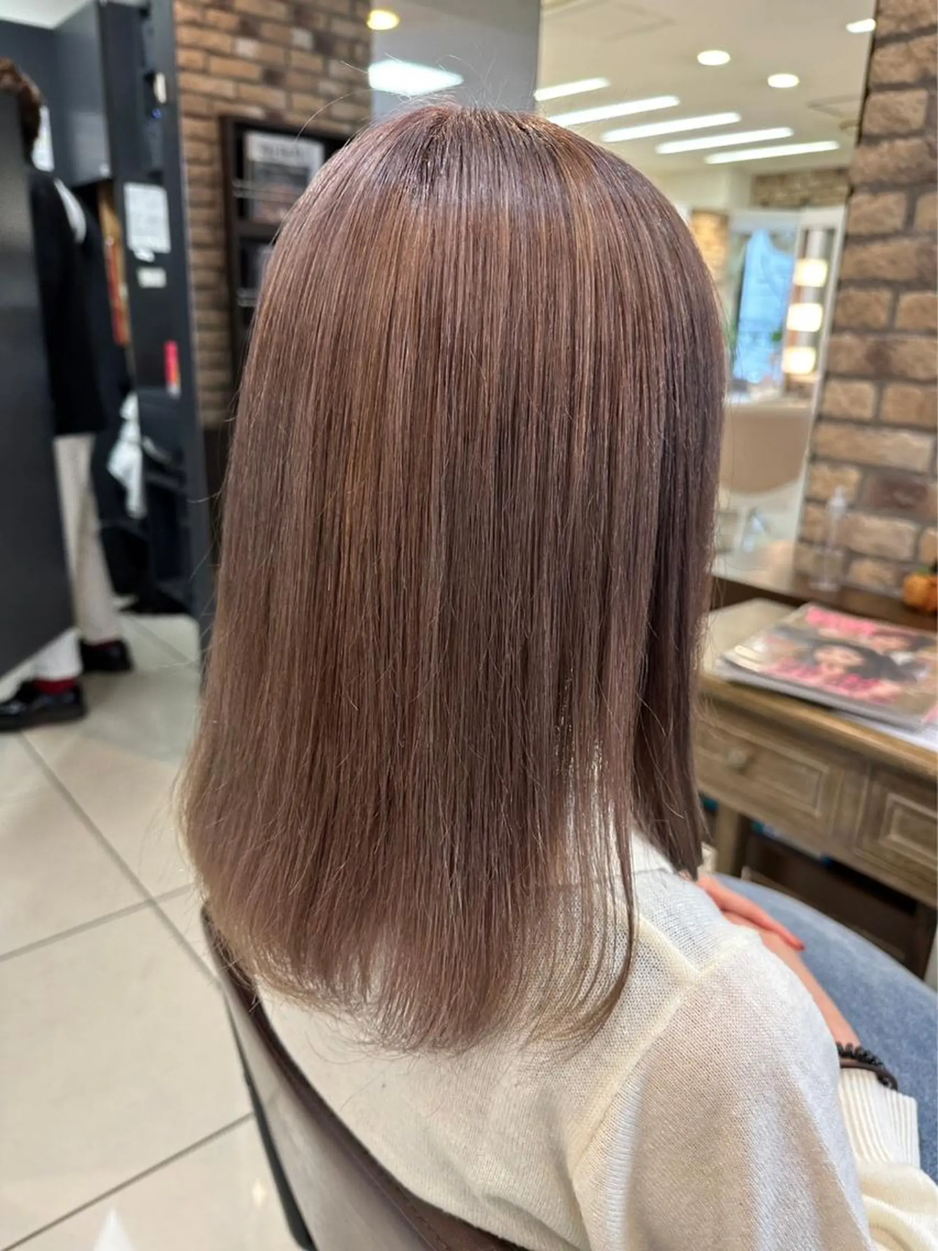 ロング カラー ヘアカラー ヘッドスパ 羽エクステ/シール エクステ/横浜駅5分のヘアスタイル