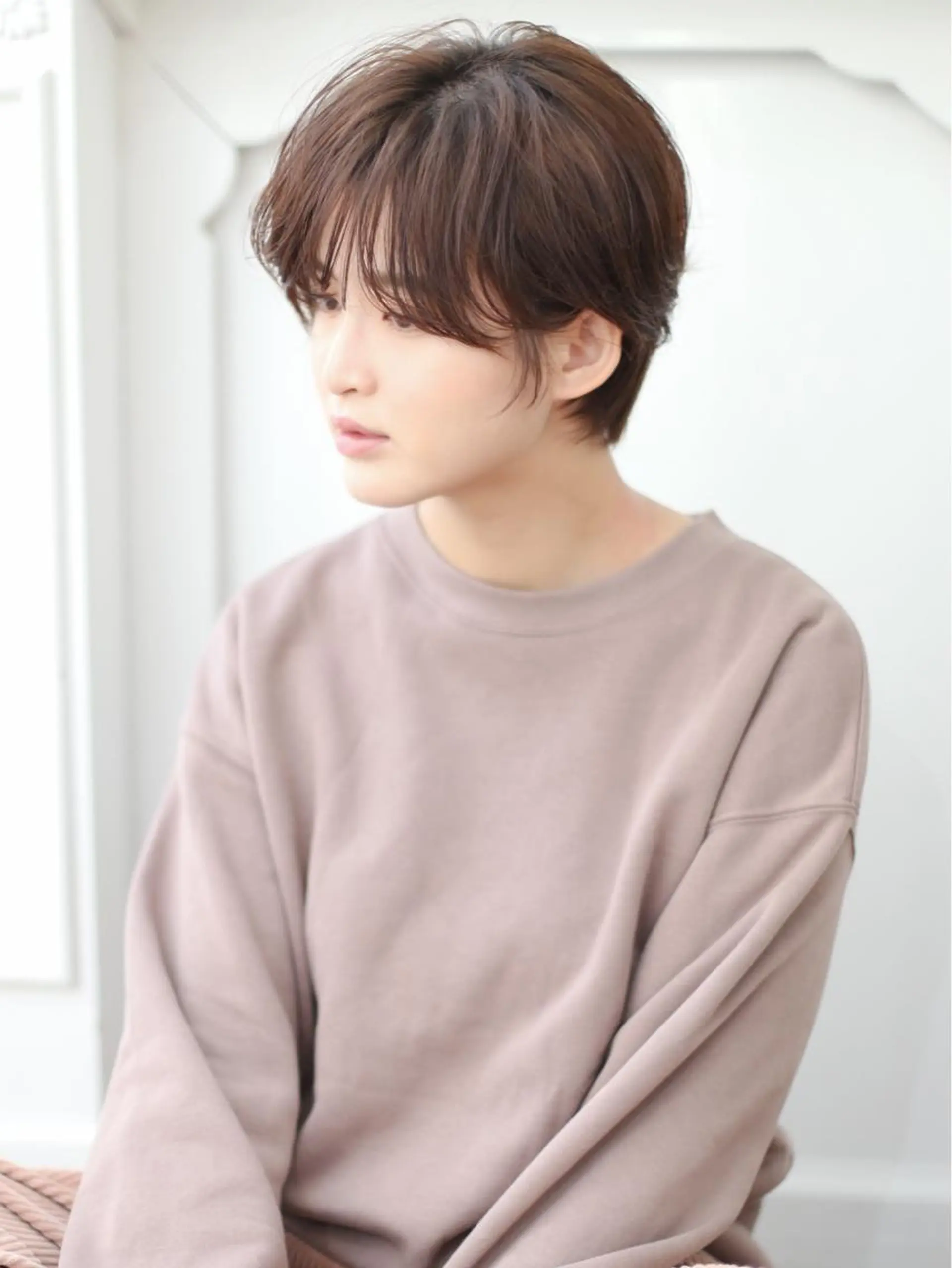 ショート カット ヘアカラー トリートメント ＨＩ ROのヘアスタイル