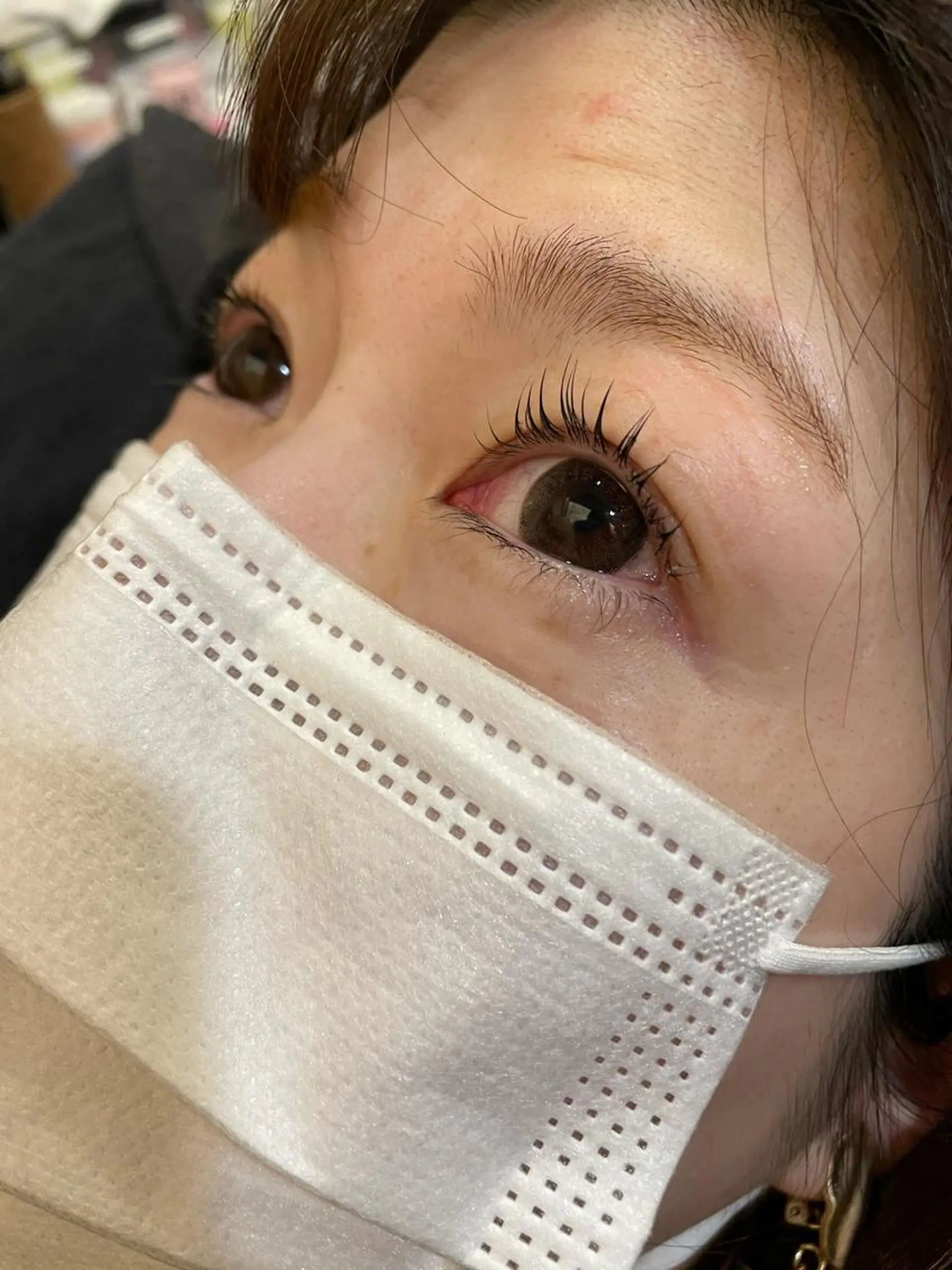 マツエク・マツパ パリジェンヌラッシュリフト ニュアンスネイル/ ボブ/まちゃこのヘアスタイル