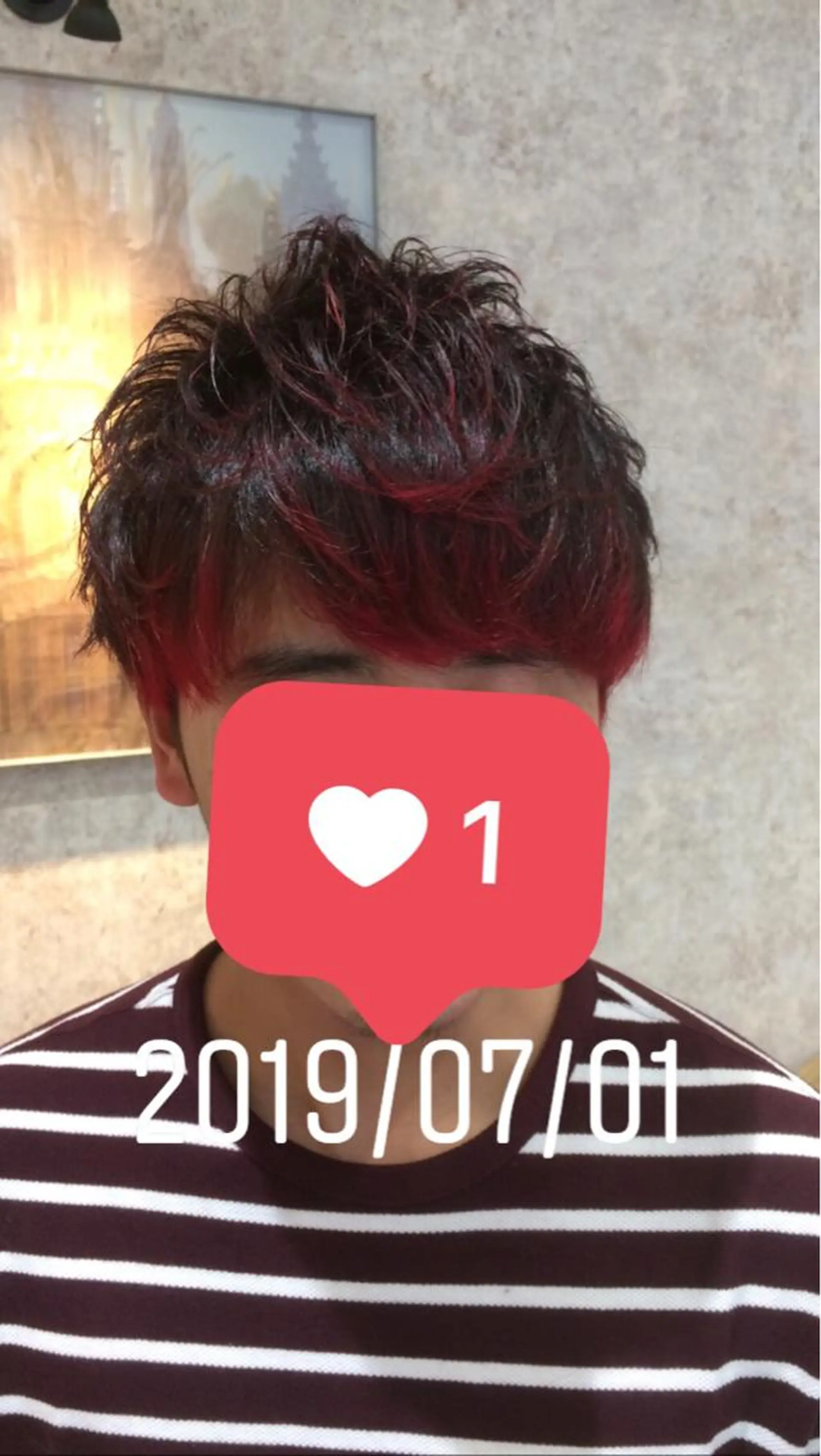 ショート カラー メンズ Kobayashi ハイライト/ショートのヘアスタイル