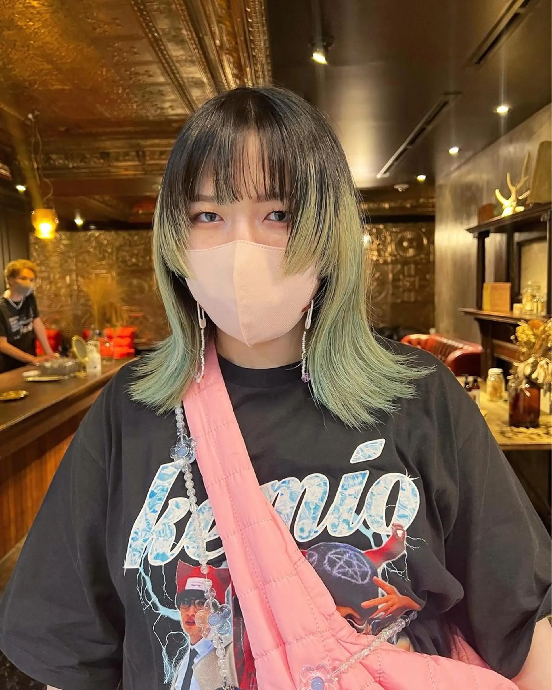 ミディアム カラー haco＋所属・圧倒的デザイン力 店長🎨RENAのヘアスタイル