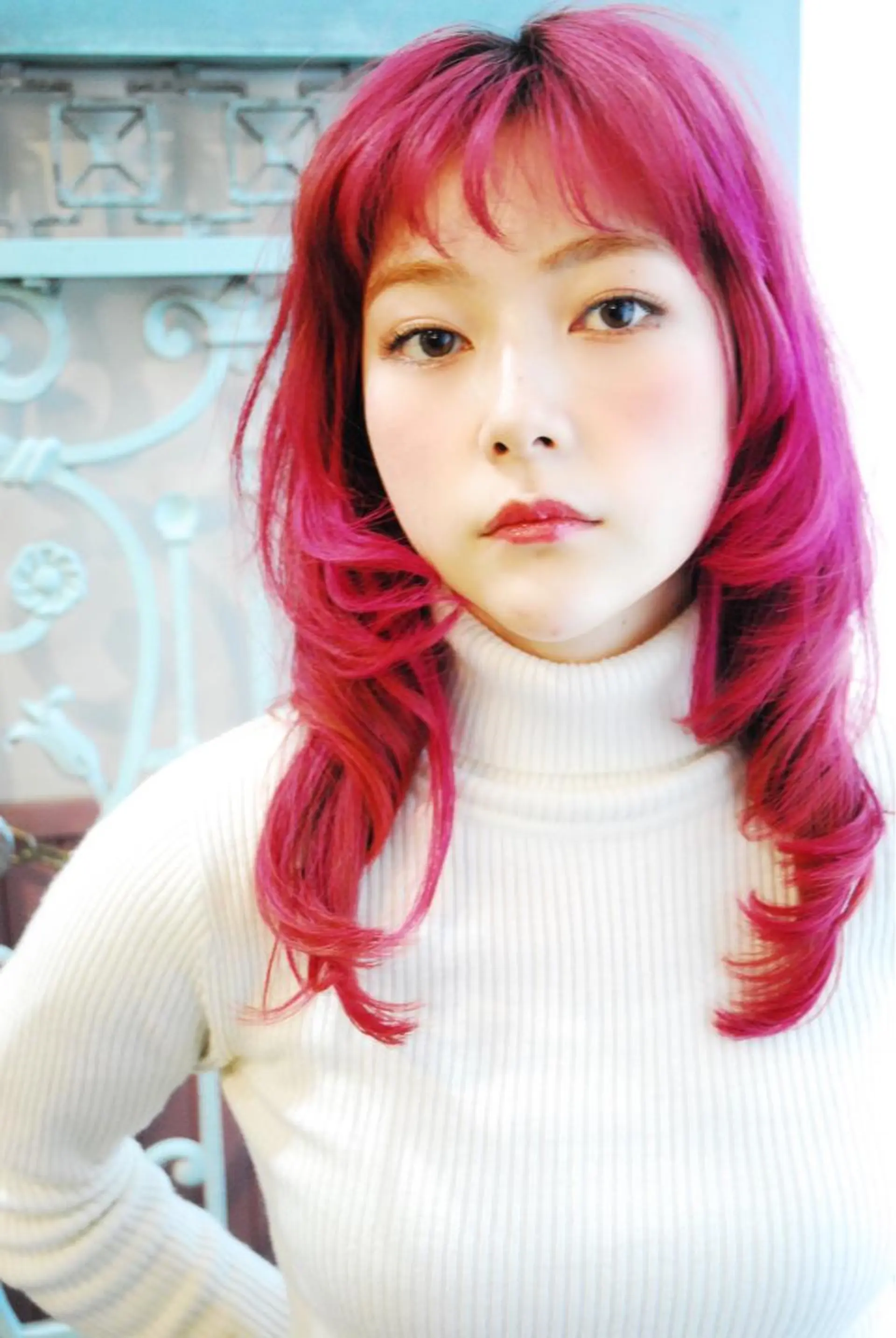 セミロング カラー パーマ ヘアアレンジ メンズ 表参道Lise おおいしおりのヘアスタイル