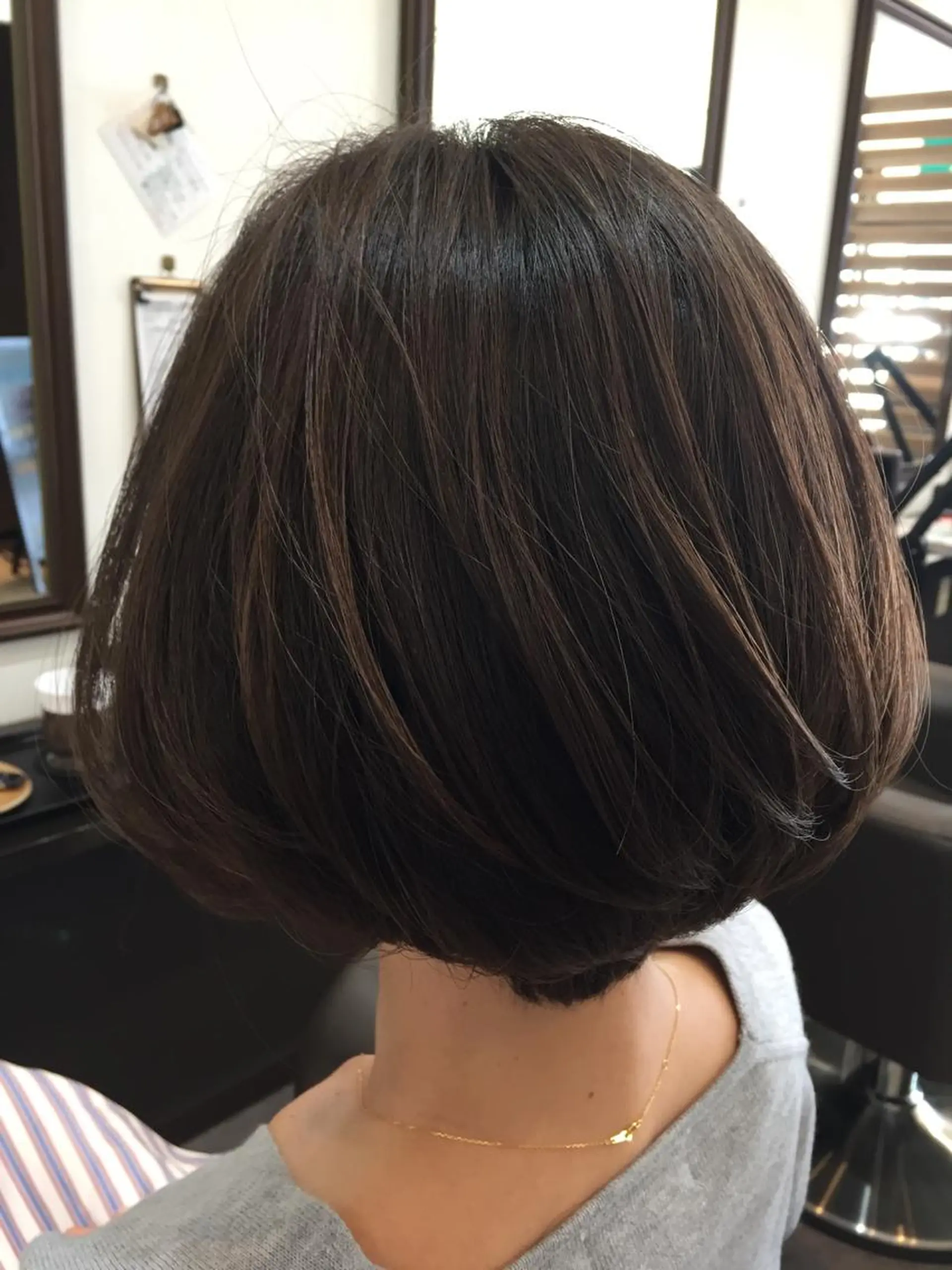 ミディアム パーマ 松田 啓志のヘアスタイル