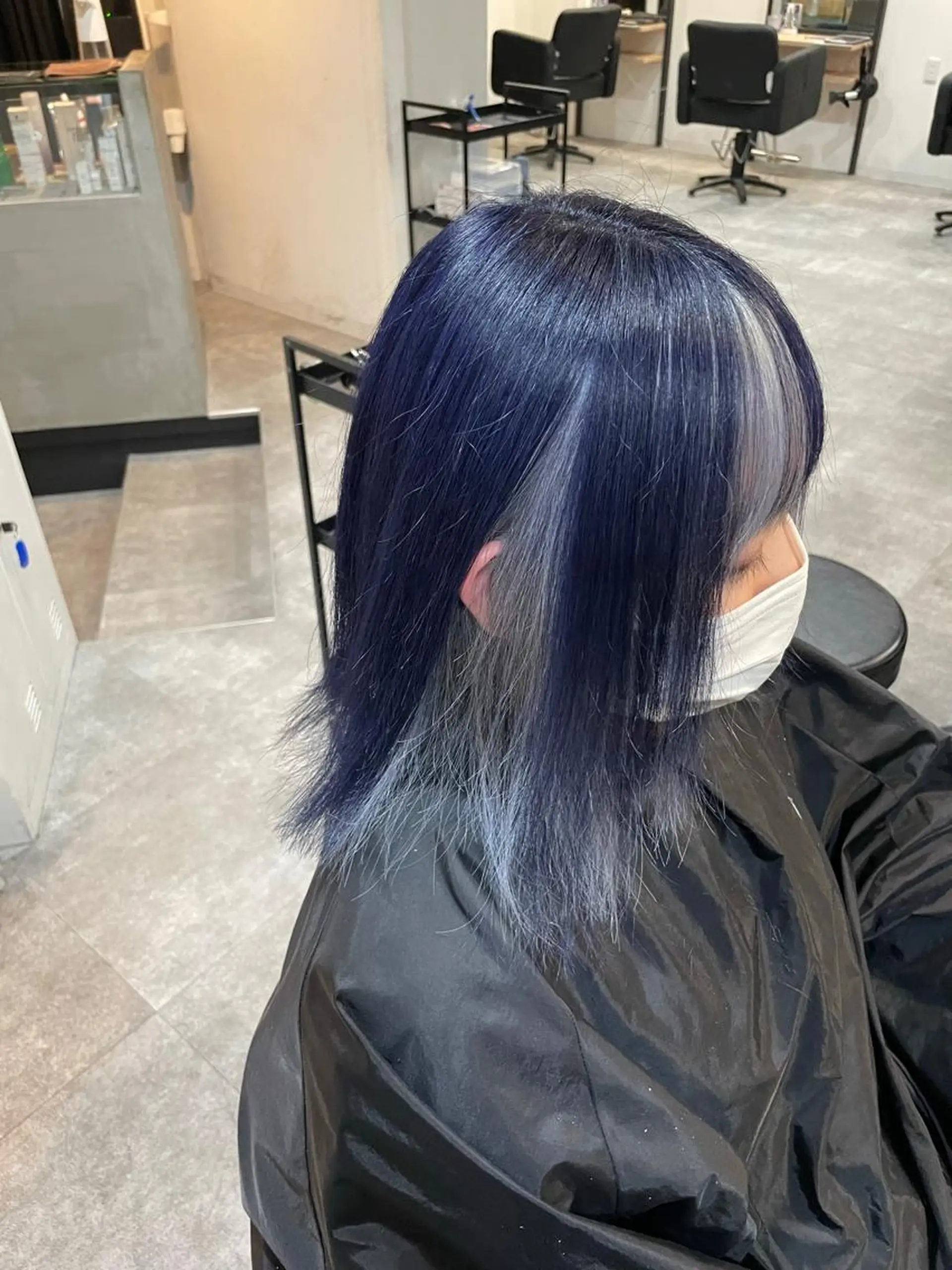 ミディアム カラー 難波ブリーチカラー 伊藤洋輝のヘアスタイル