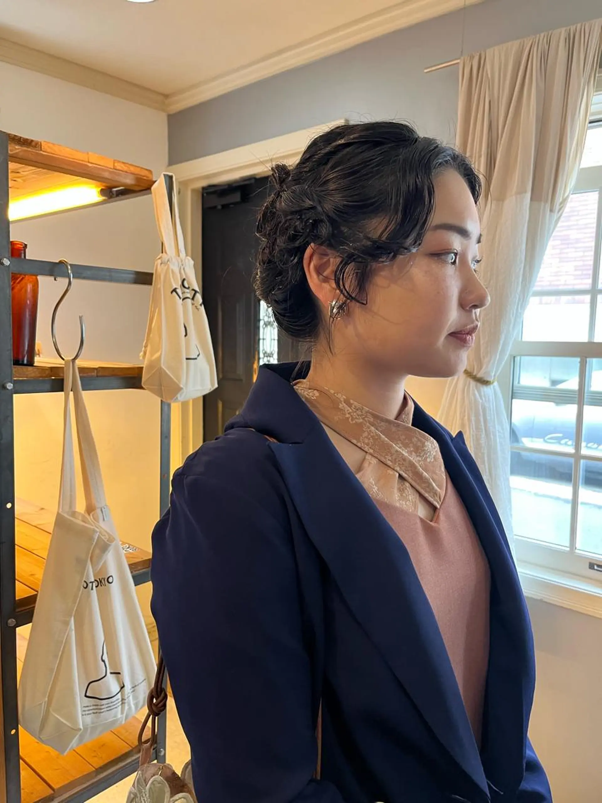 ミディアム ヘアアレンジ ヘアセット NOUN所属・eri kinjoのヘアスタイル