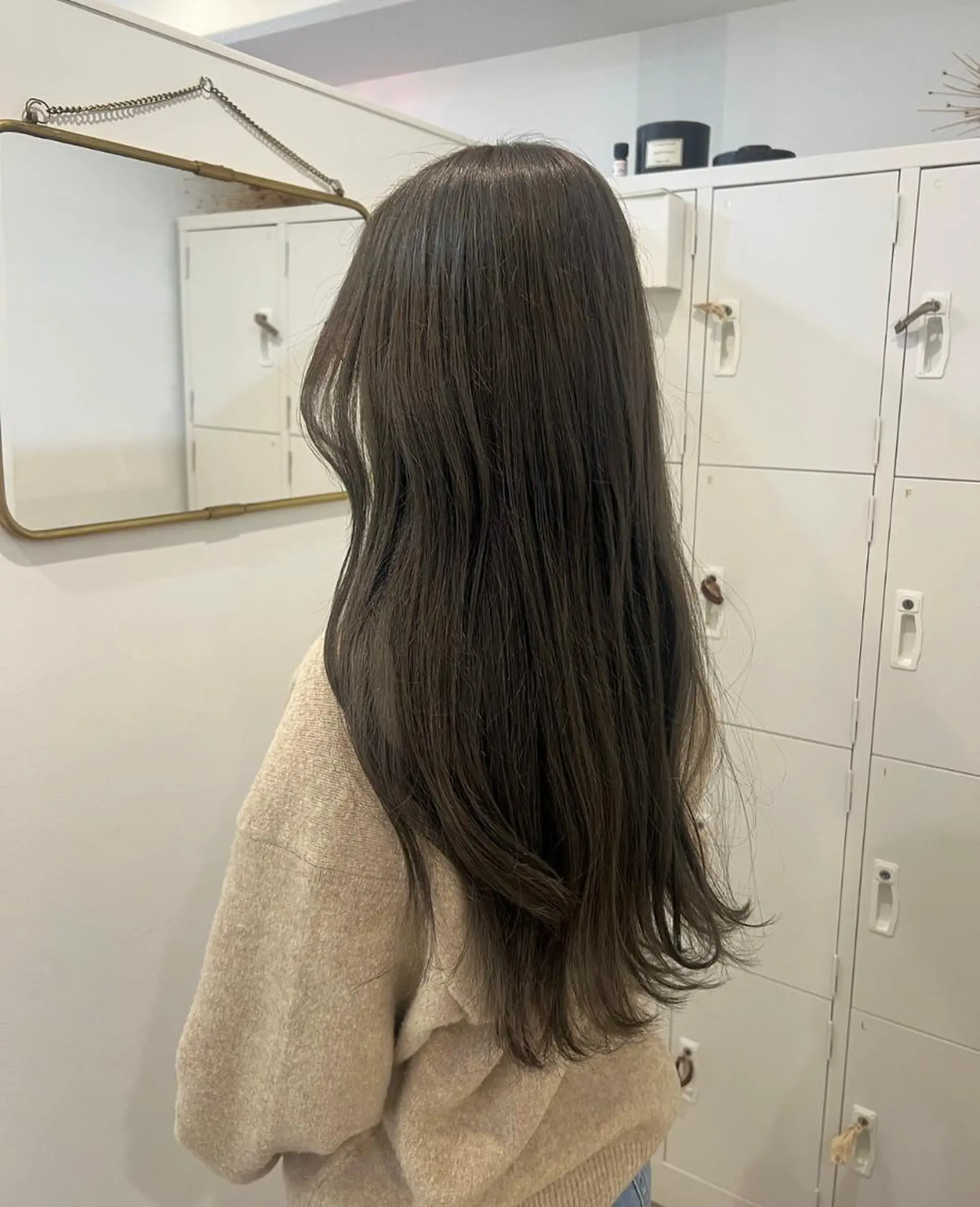 ロング カラー 透明感カラー イルミナカラー カット ヘアカラー 透明感カラー、 アレンジ/miyuのヘアスタイル