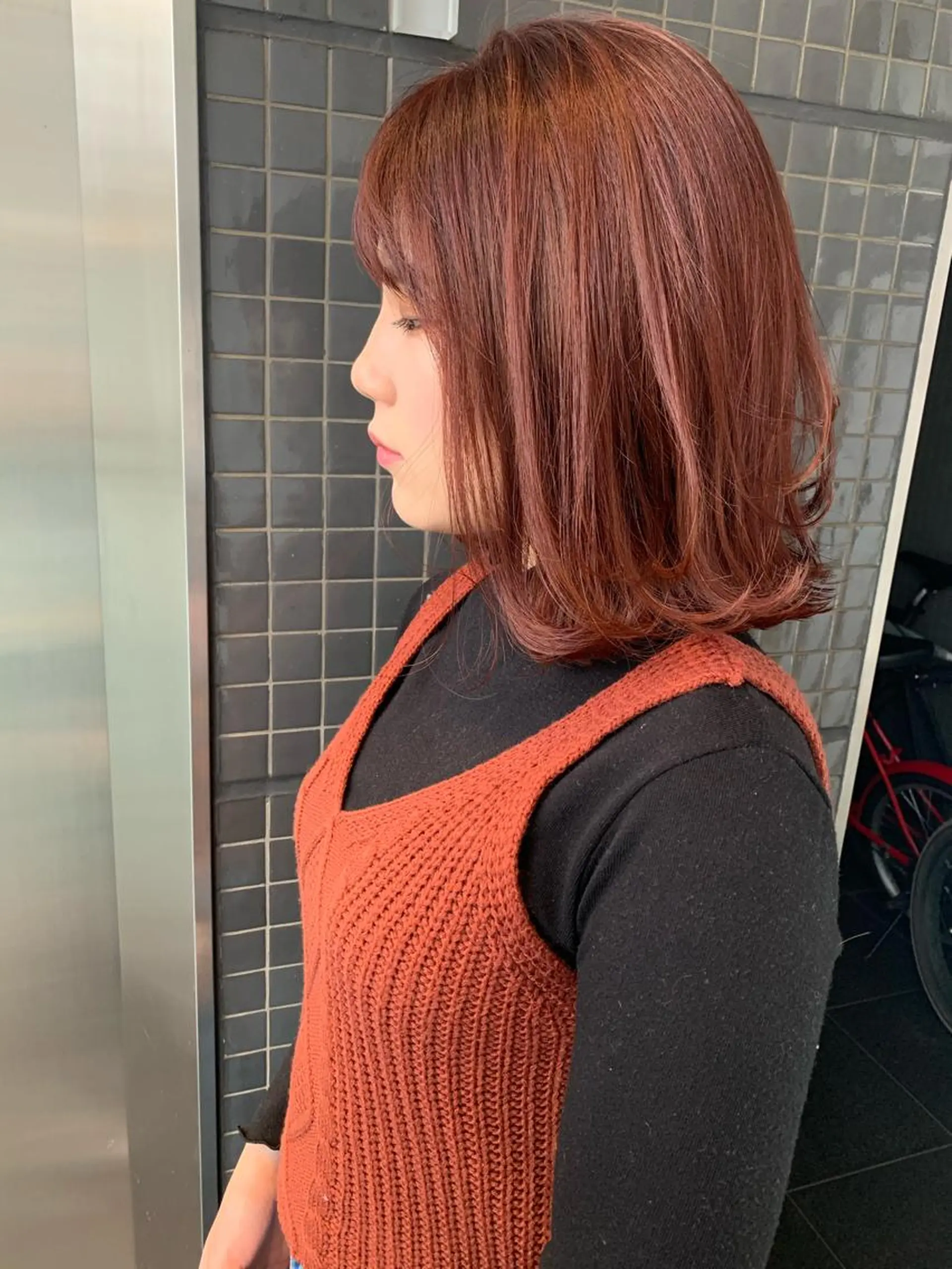 ショート カラー アッシュ ピンクカラー ピンクアッシュ 髪質改善サロン 心斎橋ARCHEのヘアスタイル