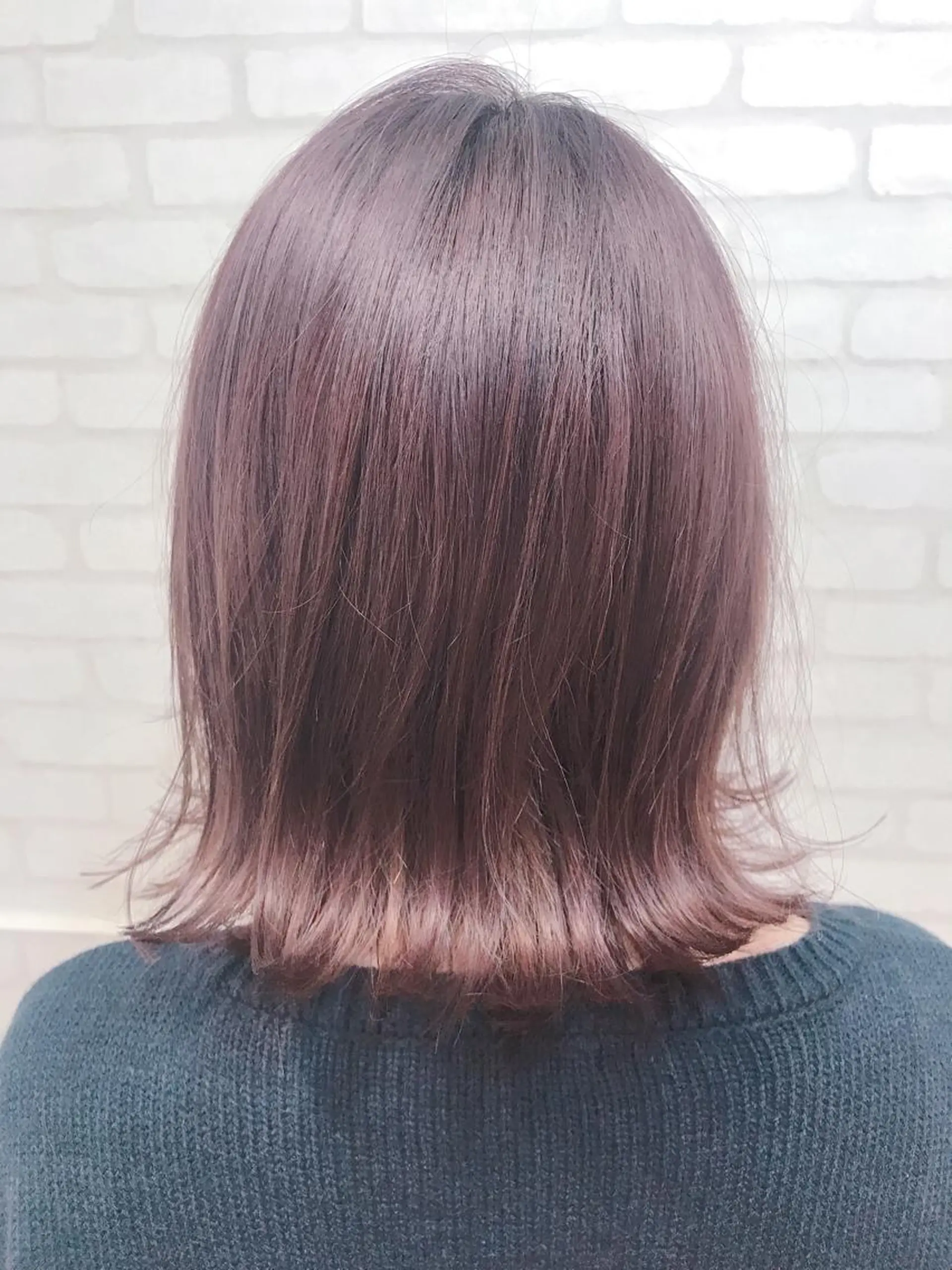 ミディアム カラー 髪質改善【due hair】砂川 翔のヘアスタイル