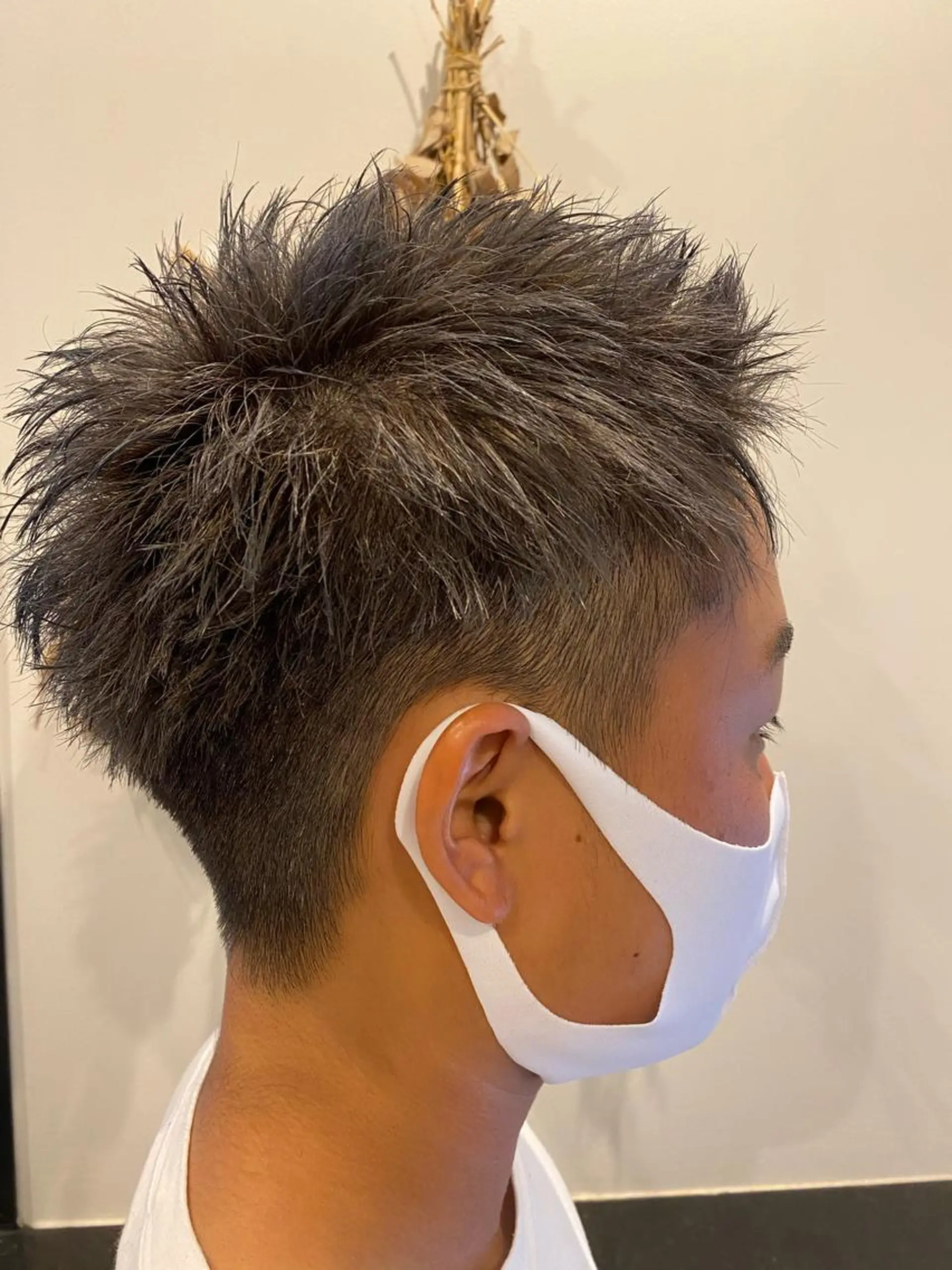 ショート カラー パーマ ヘアアレンジ メンズ メンズパーマの巨匠 鈴木純のヘアスタイル