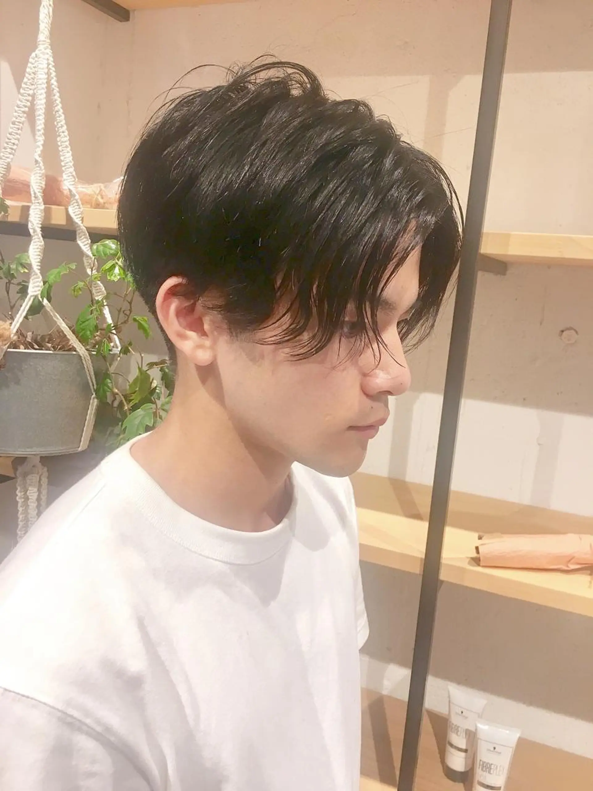 ショート パーマ メンズ Fuuu《フゥ》所属・シノザキ シンゴのヘアスタイル