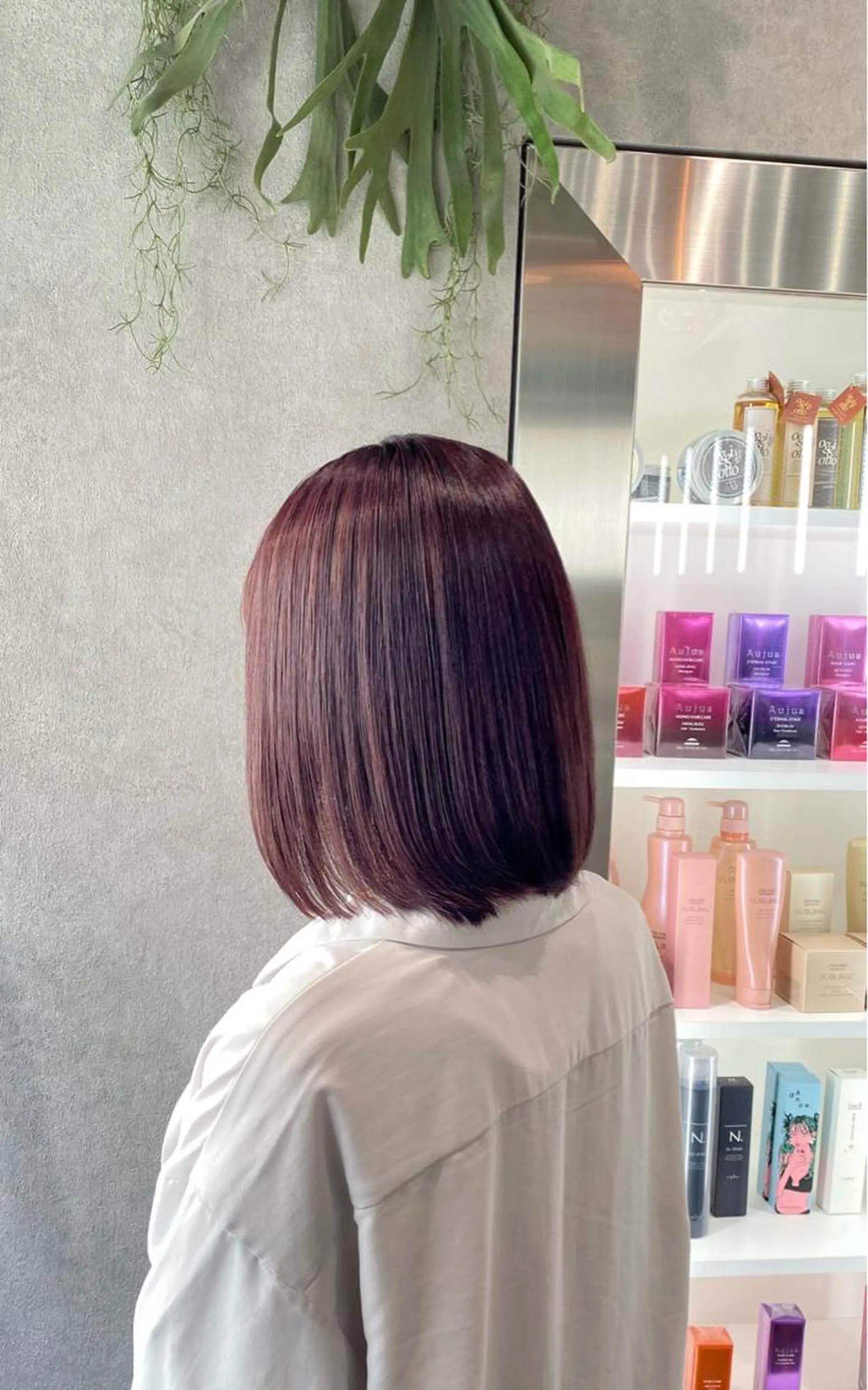 ミディアム カラー ヘアカラー トリートメント お洒落カジュアル🍃 まなとのヘアスタイル