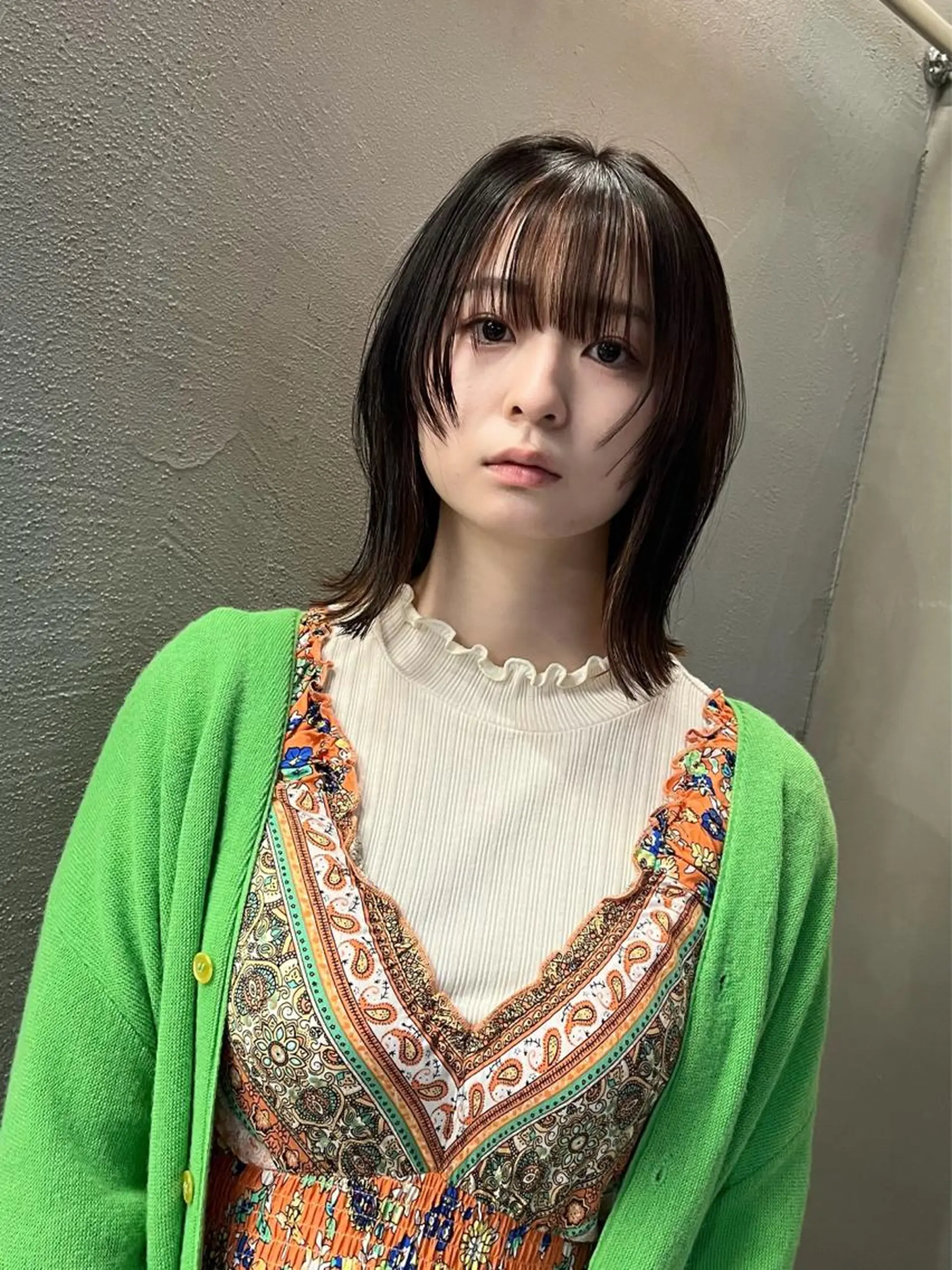 ミディアム カット ヘアカラー トリートメント ウルフ/レイヤー ⚡️ITSUKU⚡️のヘアスタイル