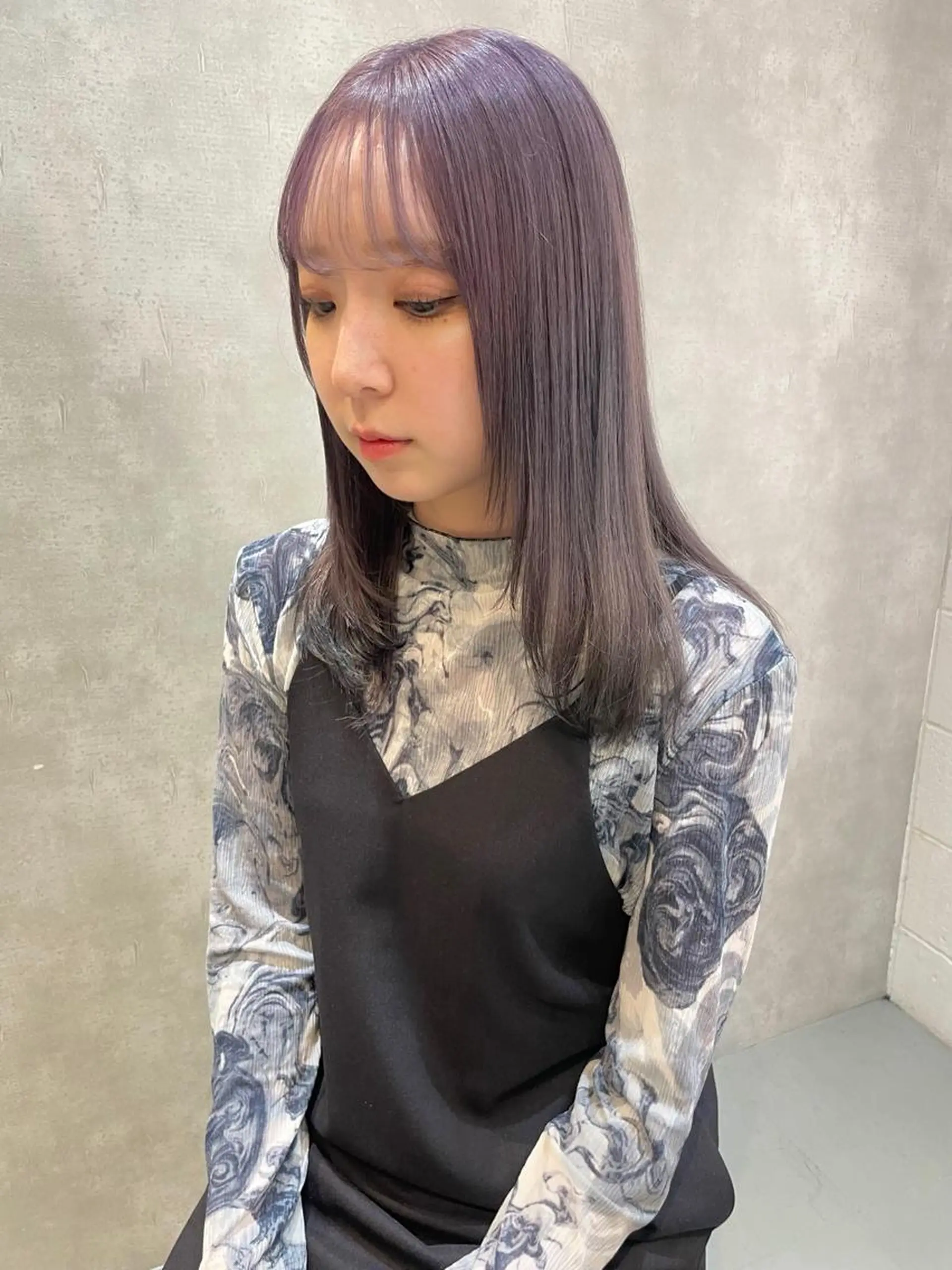 セミロング ヘアカラー hair make chic所属・chic　神田 幸也のヘアスタイル