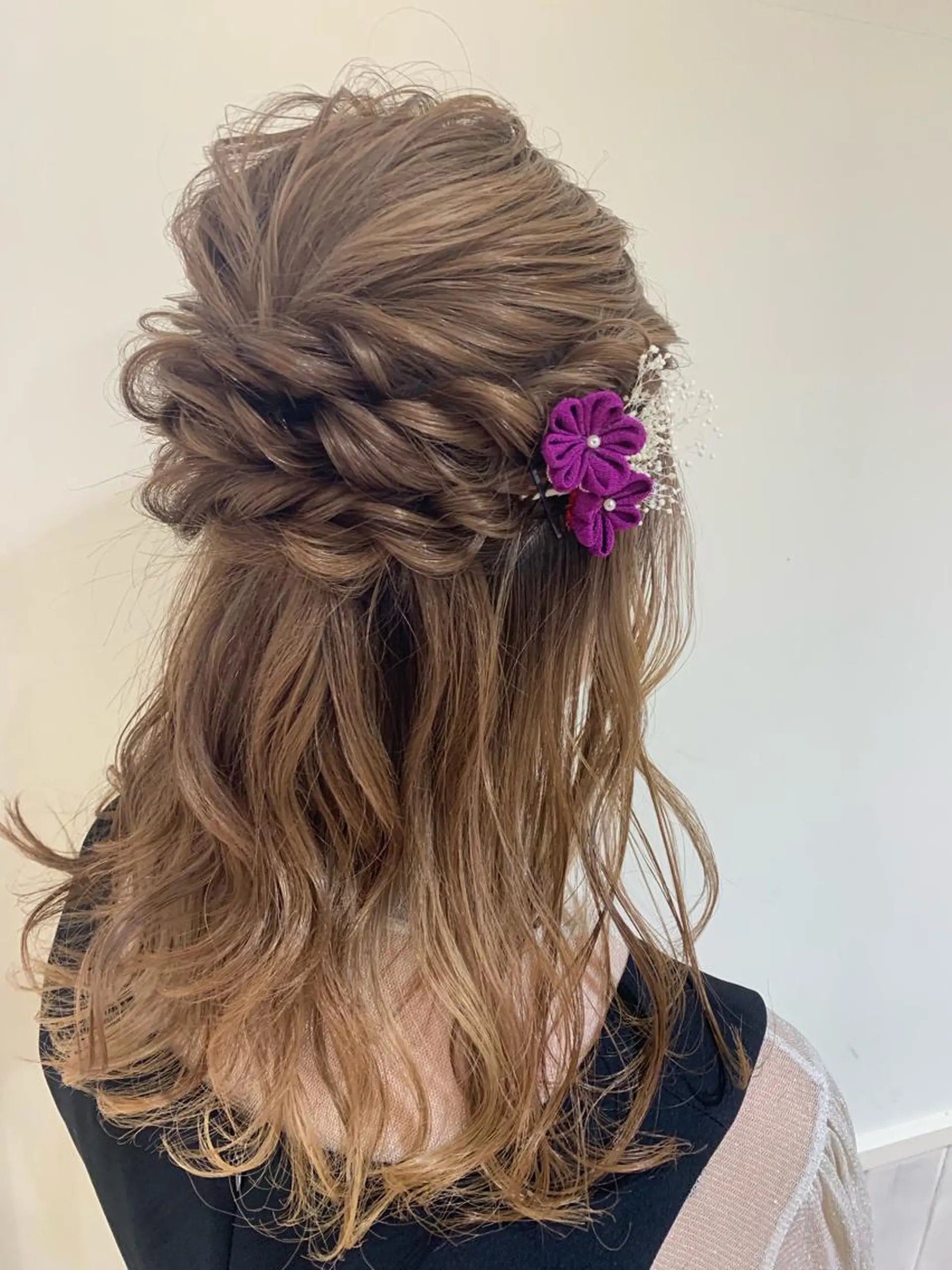 ミディアム ヘアセット ぱつっとボブ/ 小野あかねのその他イメージ