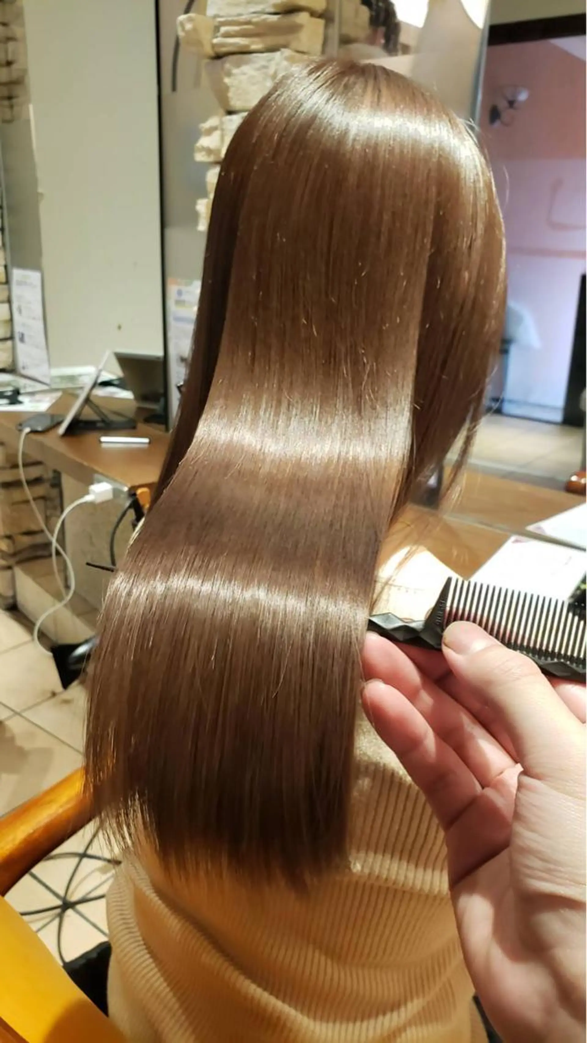 ロング 西岡 あつみ/ 堀江美容室のヘアスタイル