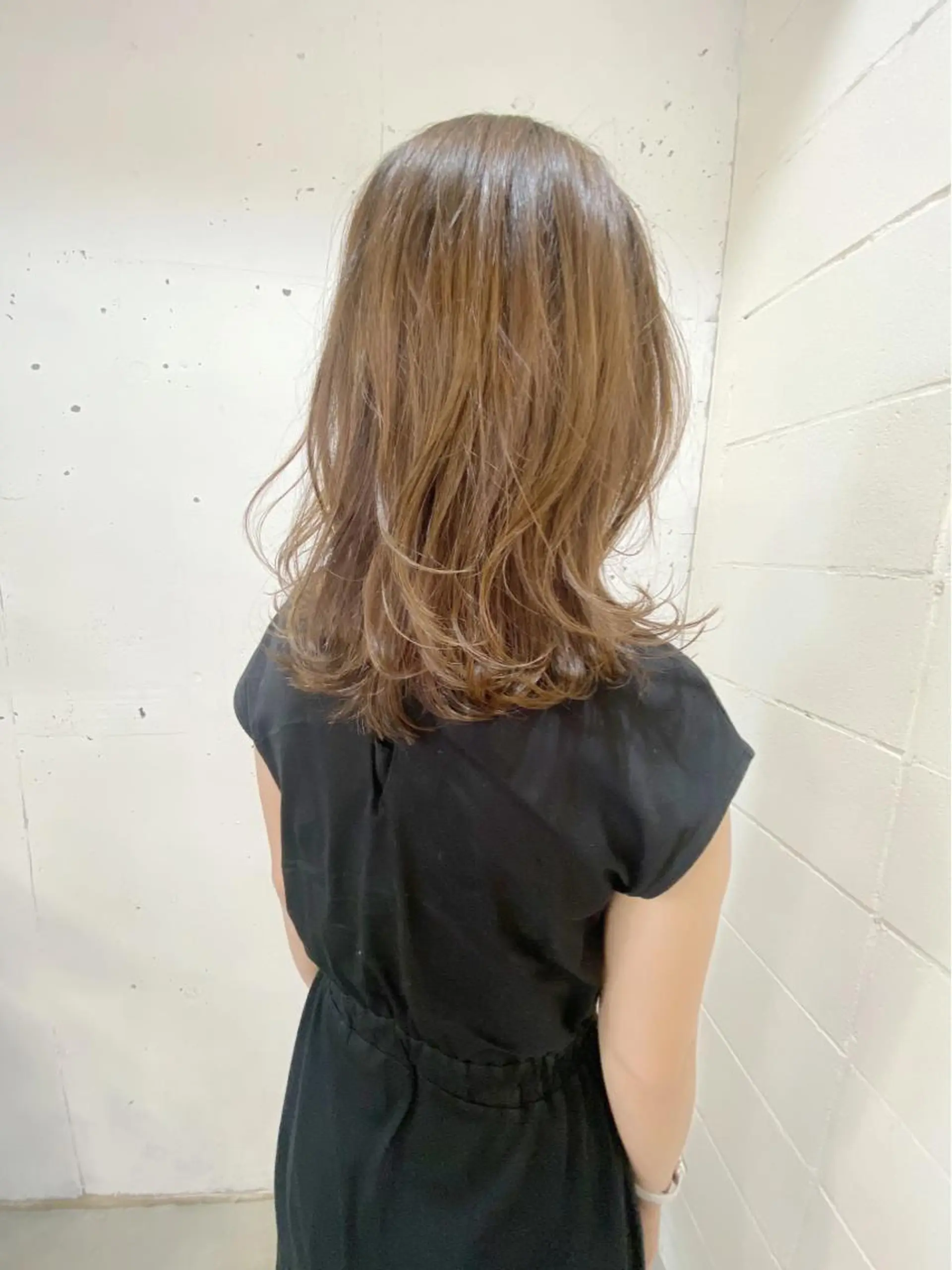 セミロング カラー パーマ オーナースタイリスト 佐藤のヘアスタイル