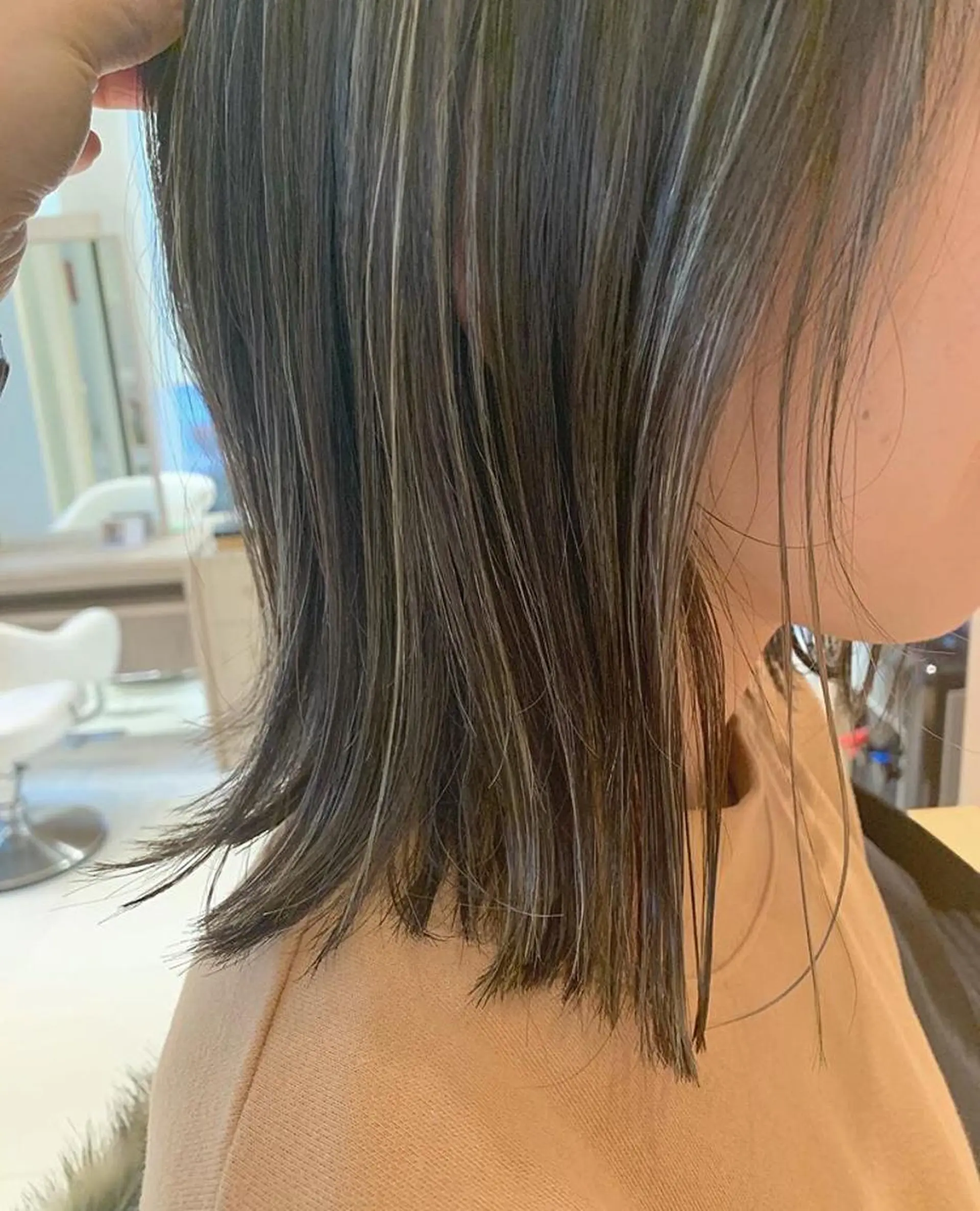 セミロング カラー 鶴岡で縮毛矯正なら お任せ！ハヤシナオミのヘアスタイル