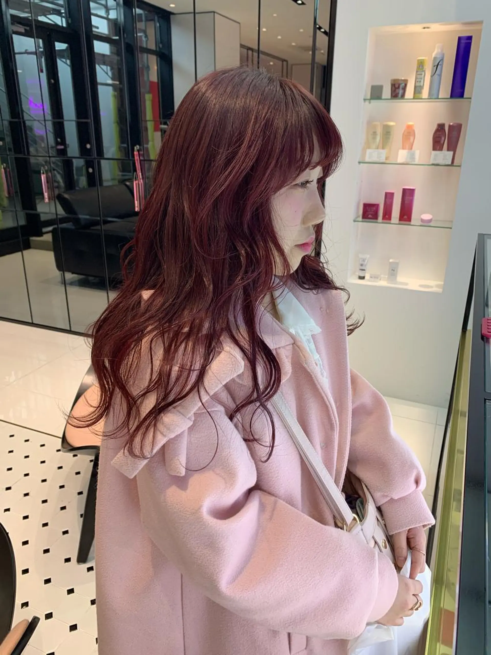 ロング カラー ハッシュカット/ハイ トーン/MANAMIのヘアスタイル