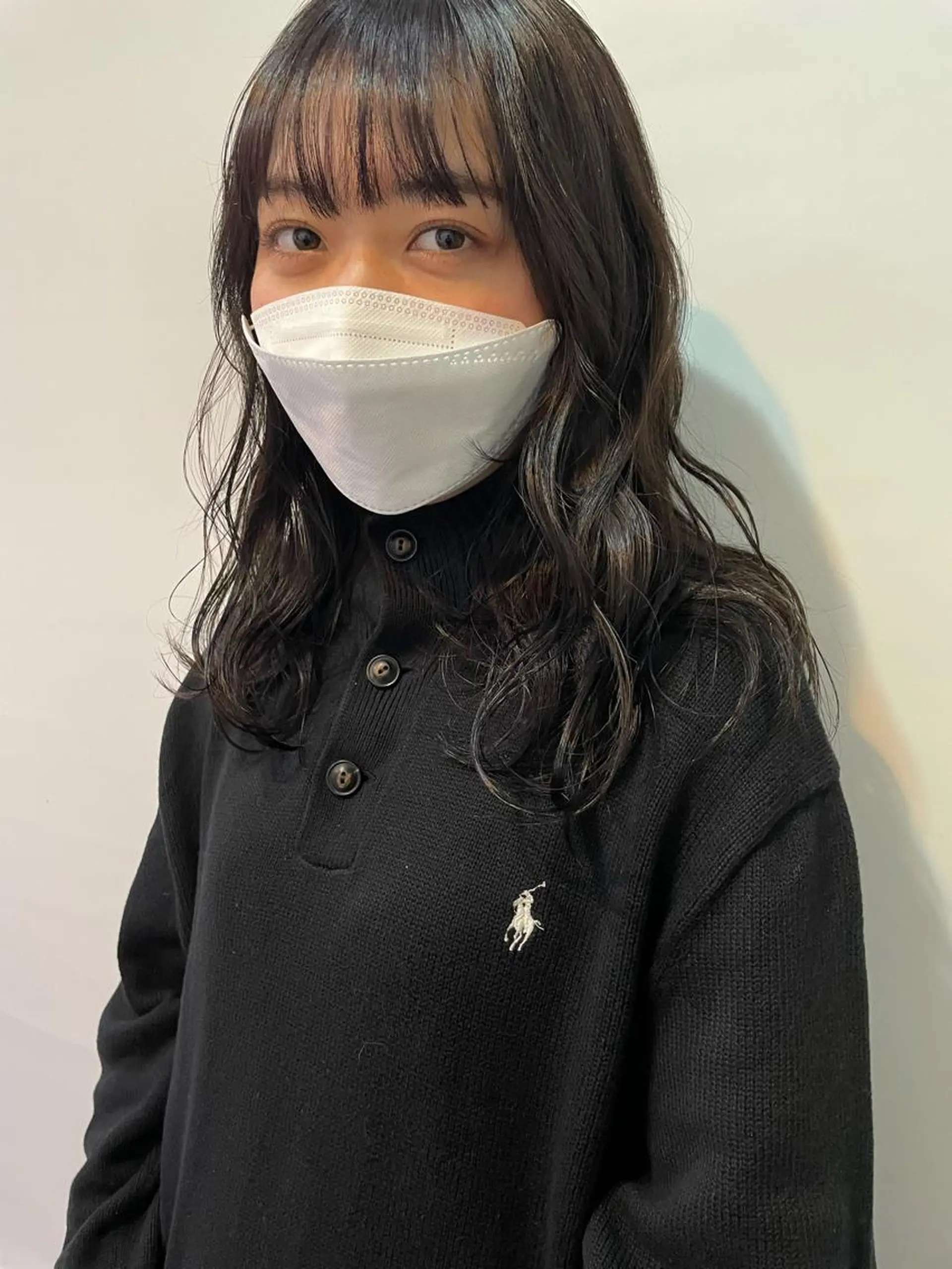 ロング カラー silo所属・silo MOKA 顔周りカット🦦のヘアスタイル