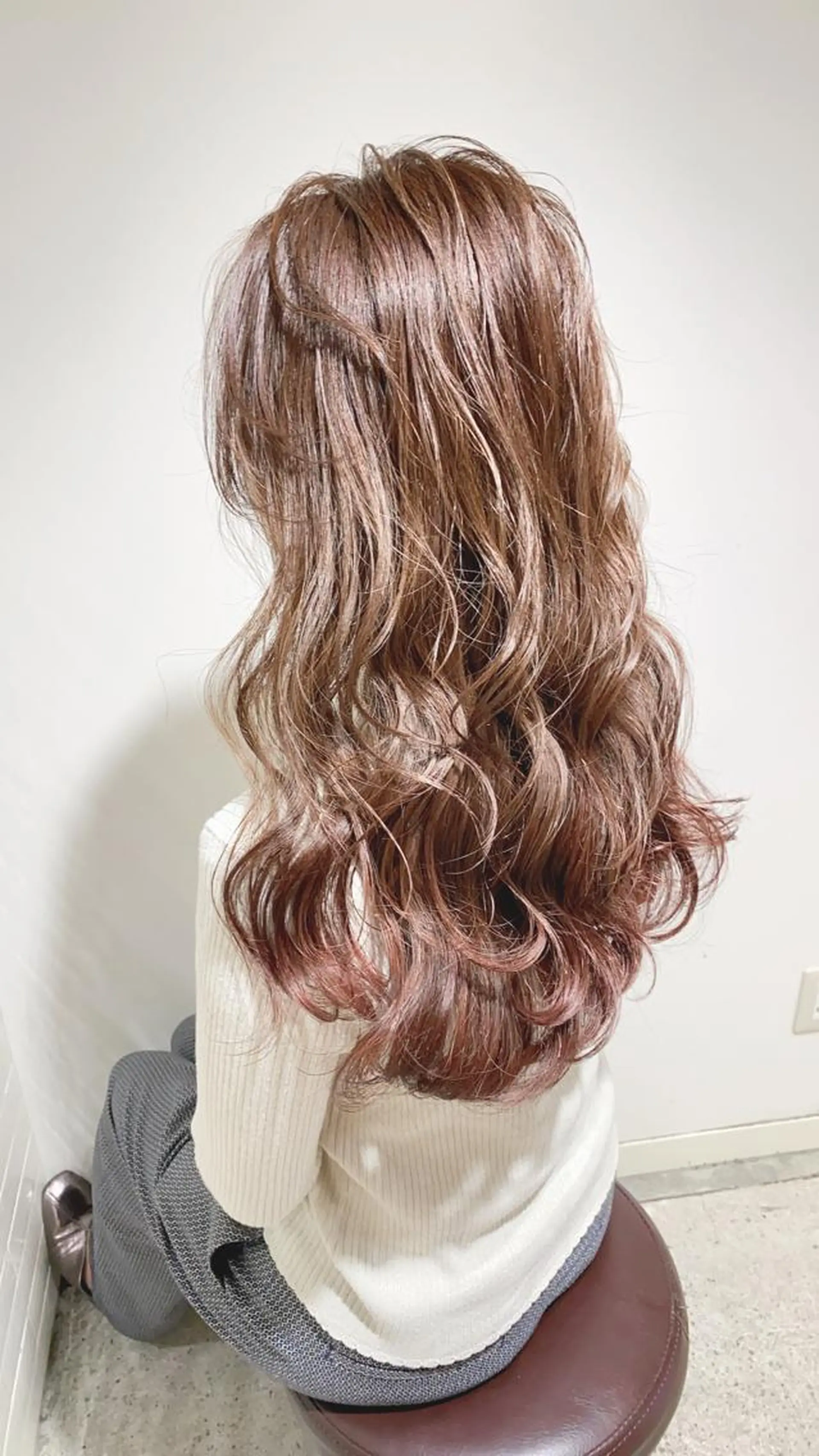 ロング ショートボブ ボブ ハイライト メンズツイスパ ショートフクヤマシンのヘアスタイル