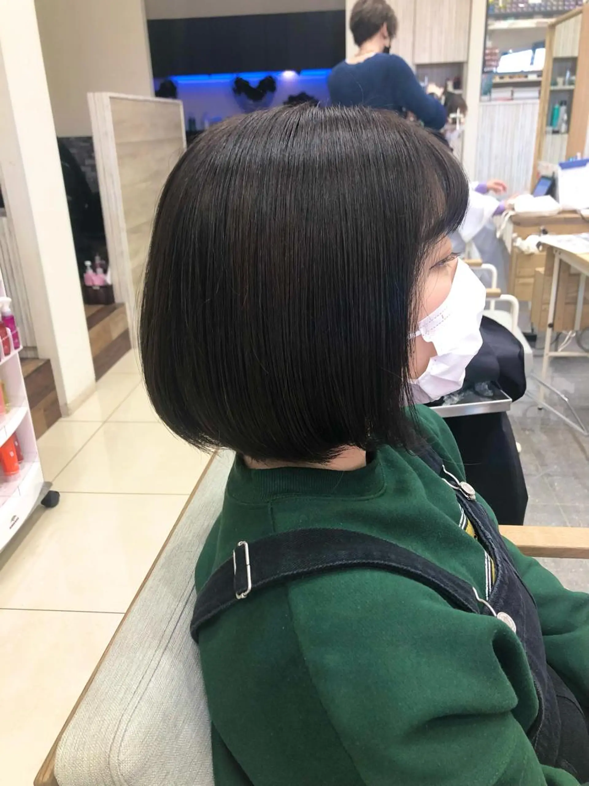 ミディアム 太白区白髪ぼかし/ ボブカット/千葉達人のヘアスタイル