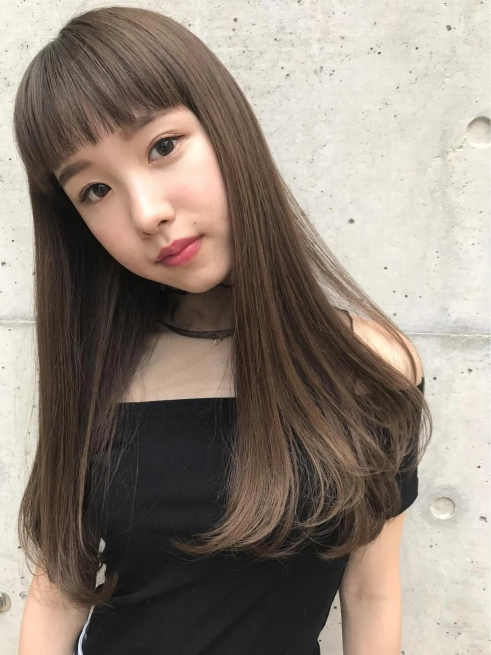 ロング カラー moana surfriderのヘアスタイル